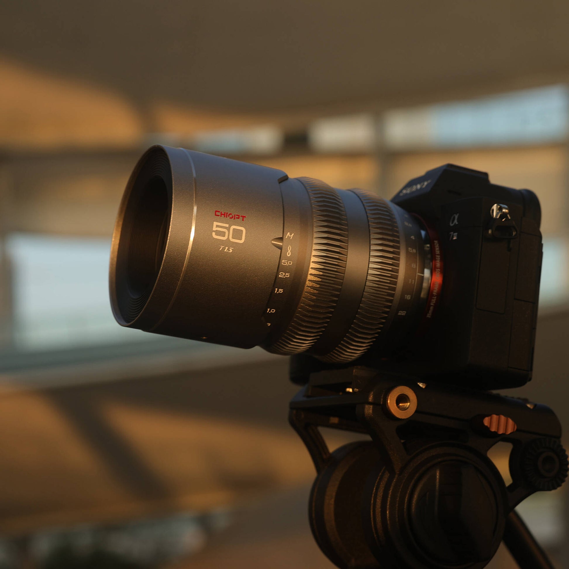 CHIOPT AURA 50mm T1.5 Full-Frame Cinema Lens for Canon RF