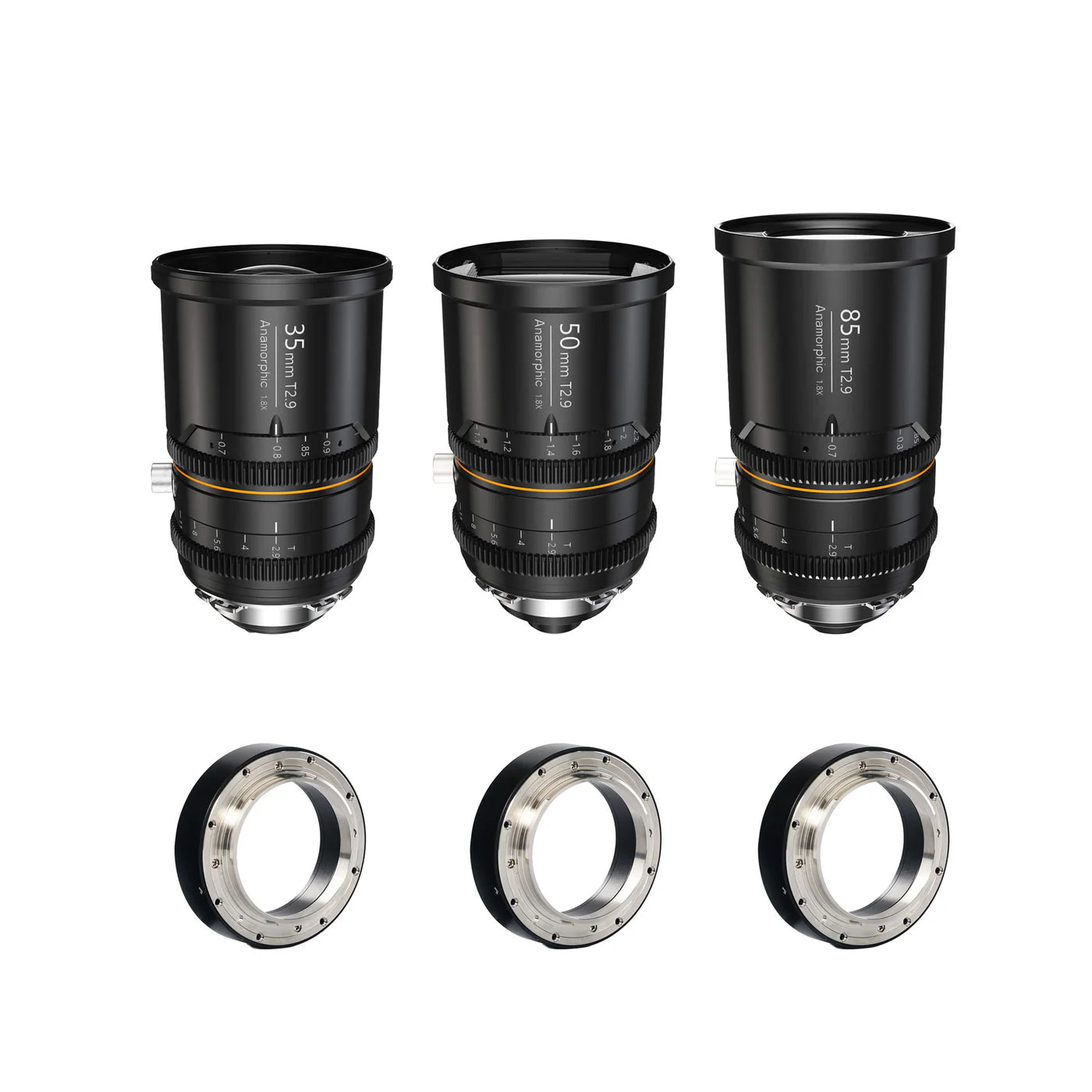 Blazar Great Joy 1.8x Anamorphic T2.9 3-Lens Set