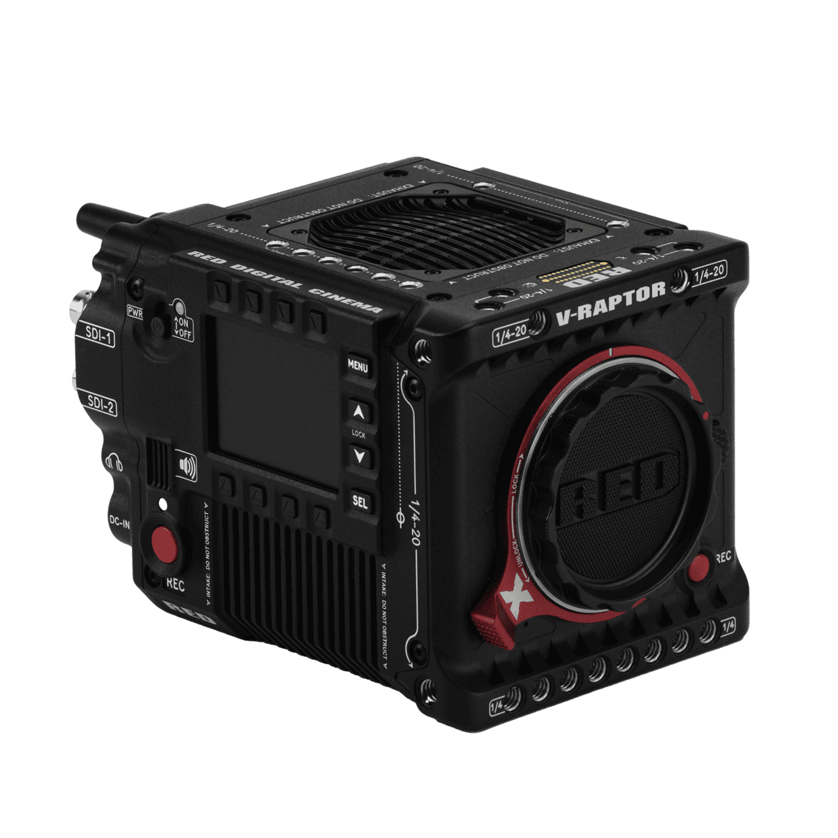 Filming in action with a RED V Raptor 8K VV camera.