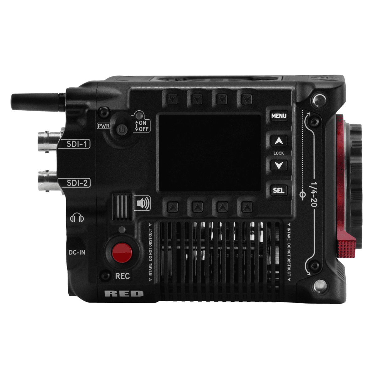 Filming in action with a RED V Raptor 8K VV camera.