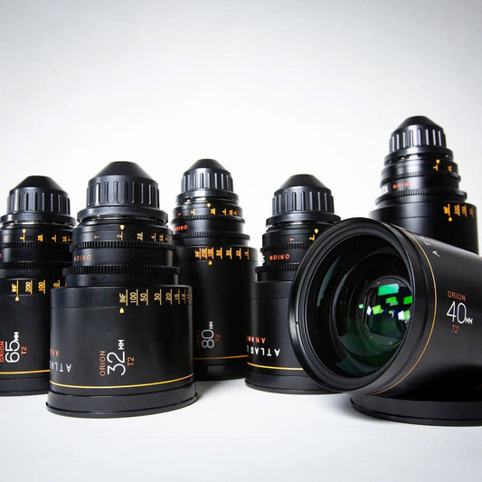 Orion Anamorphic Prime Silver Edition 6-lens set from Atlas Lens Co .