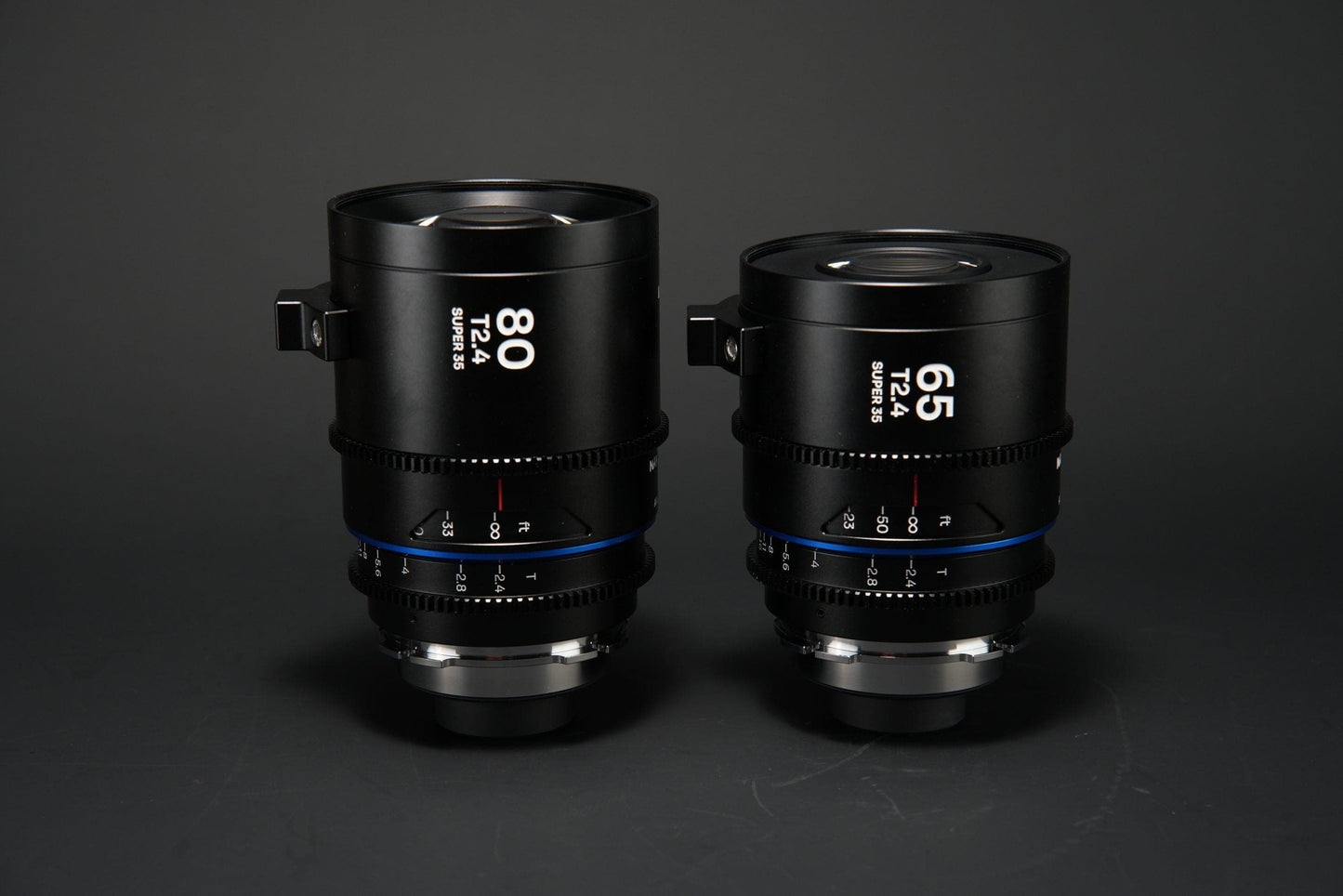 A man with a beard holds a camera, featuring the Laowa Nanomorph 65MM with Amber Flare.