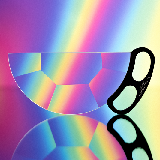 150mm Handheld Subtle Kaleidoscope Filter for Creative Photographers