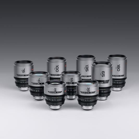 DZOFilm PAVO 2x Anamorphic 6-Lens Set (Blue Coating, PL/EF Mount, Feet)