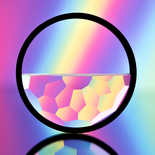 Split Kaleidoscope Rotating FX Filter for DSLR & Mirrorless Cameras