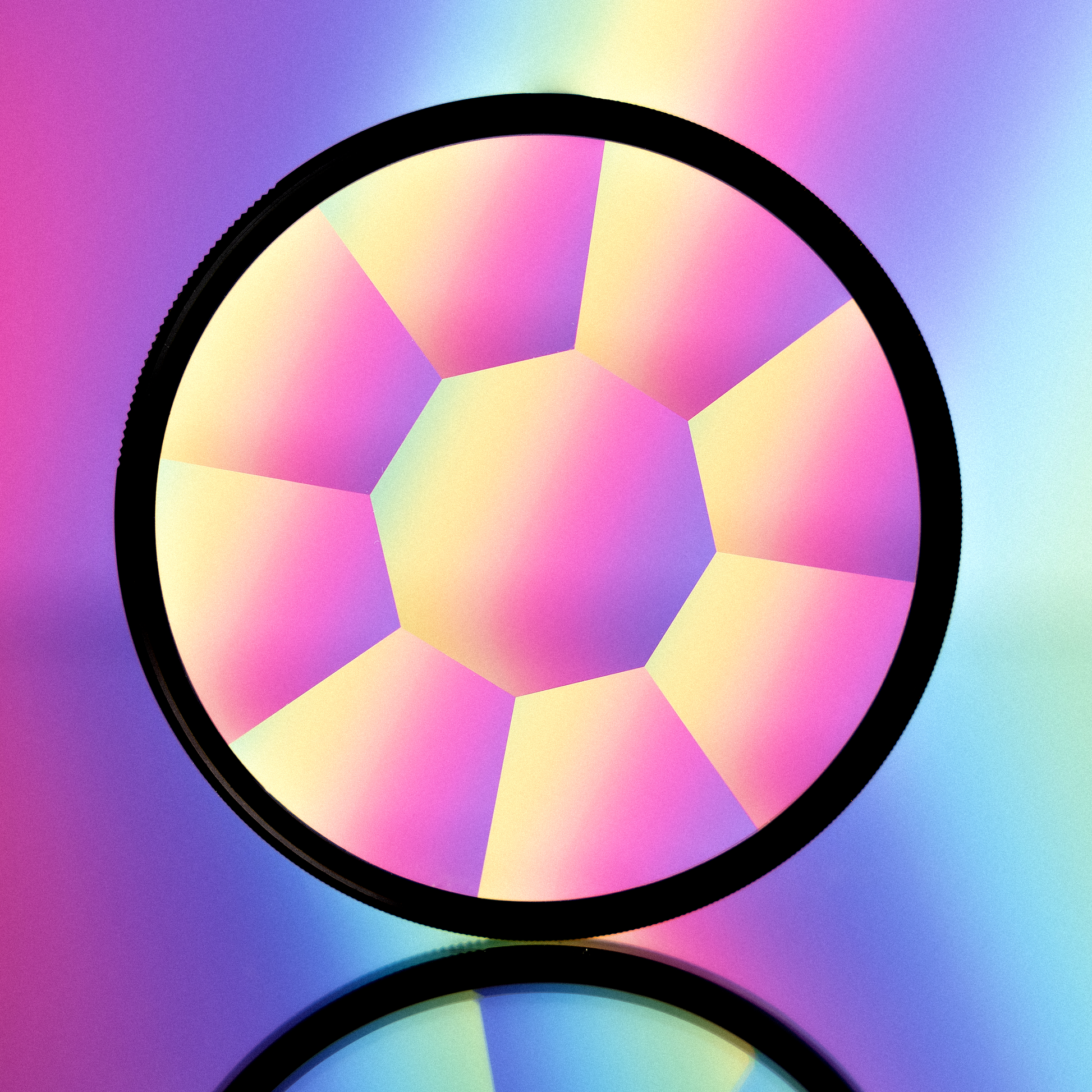 Subtle Kaleidoscope FX Rotating Lens Filter for DSLR