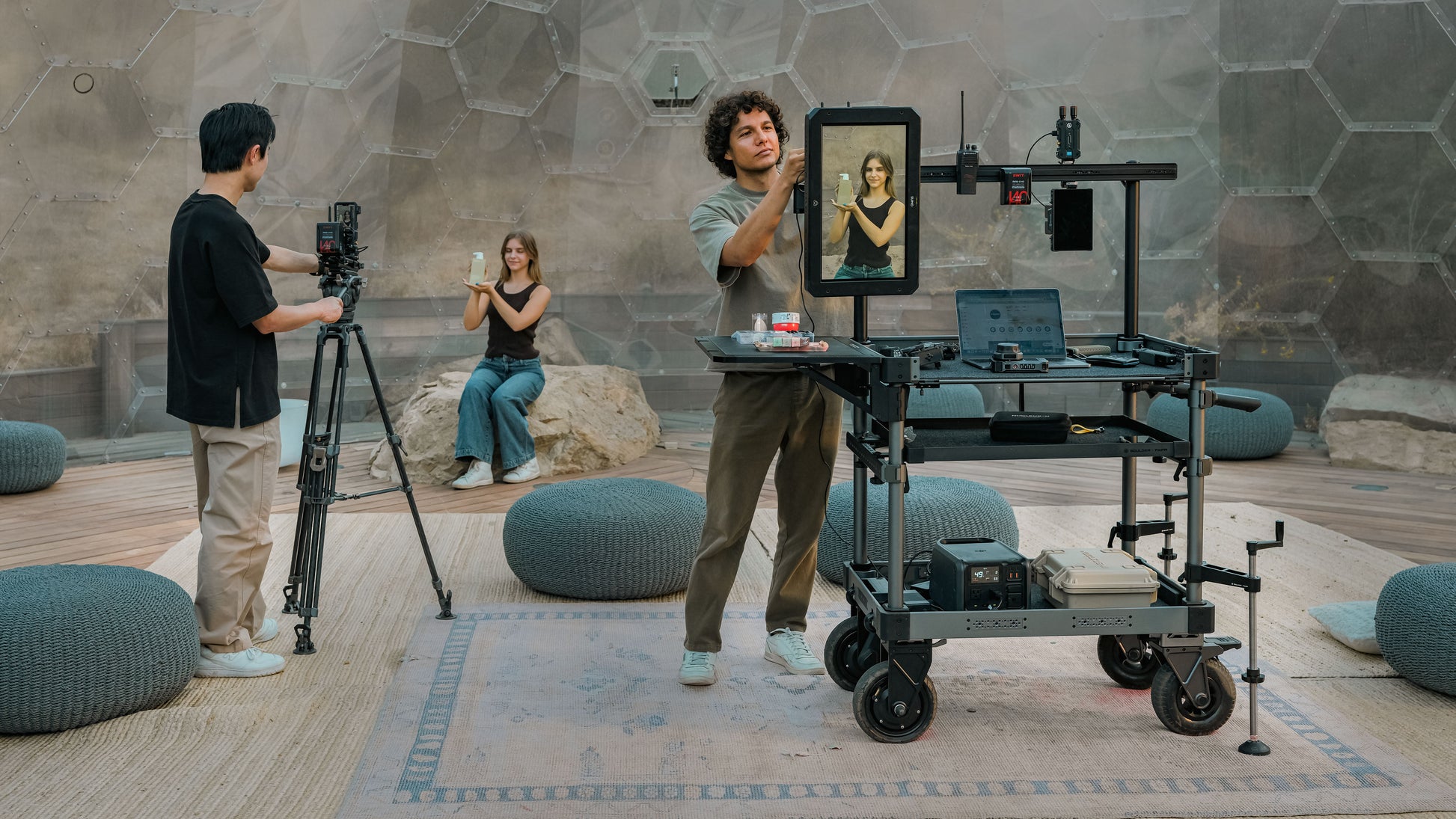 Tilta Boulder 36" Portable Camera Cart with Quick‑Release System