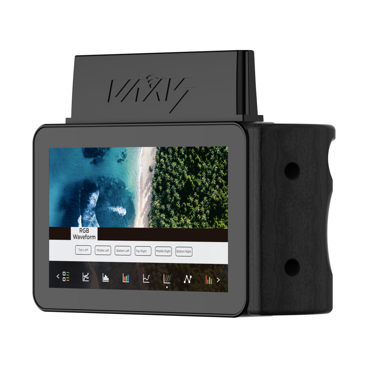 Vaxis Storm 072 Pro Wireless Monitor: High-Performance, Compact, V-Mount, Video Monitoring Solution