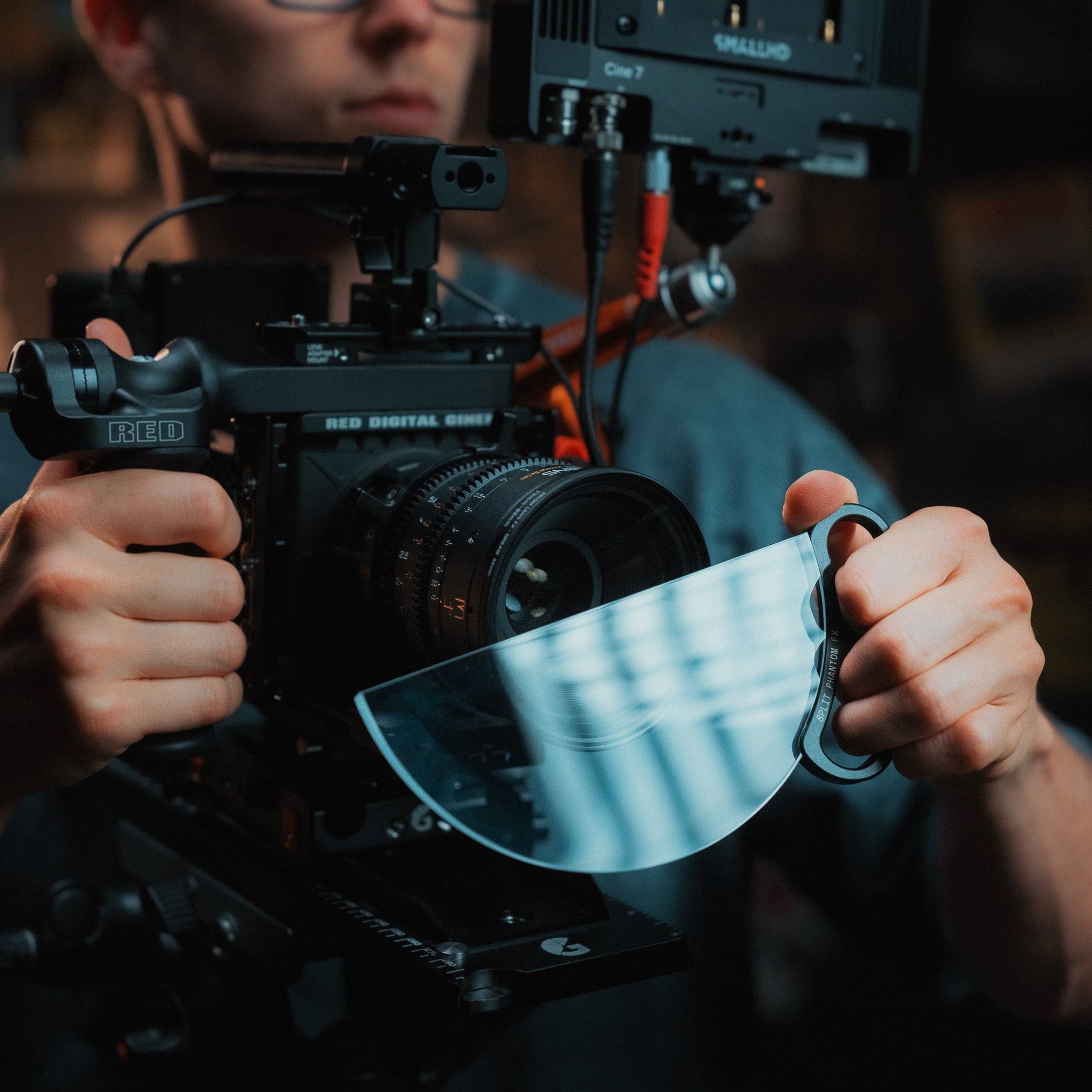 Handheld Split Phantom FX Filter for Cinematic Ghost Diffusion