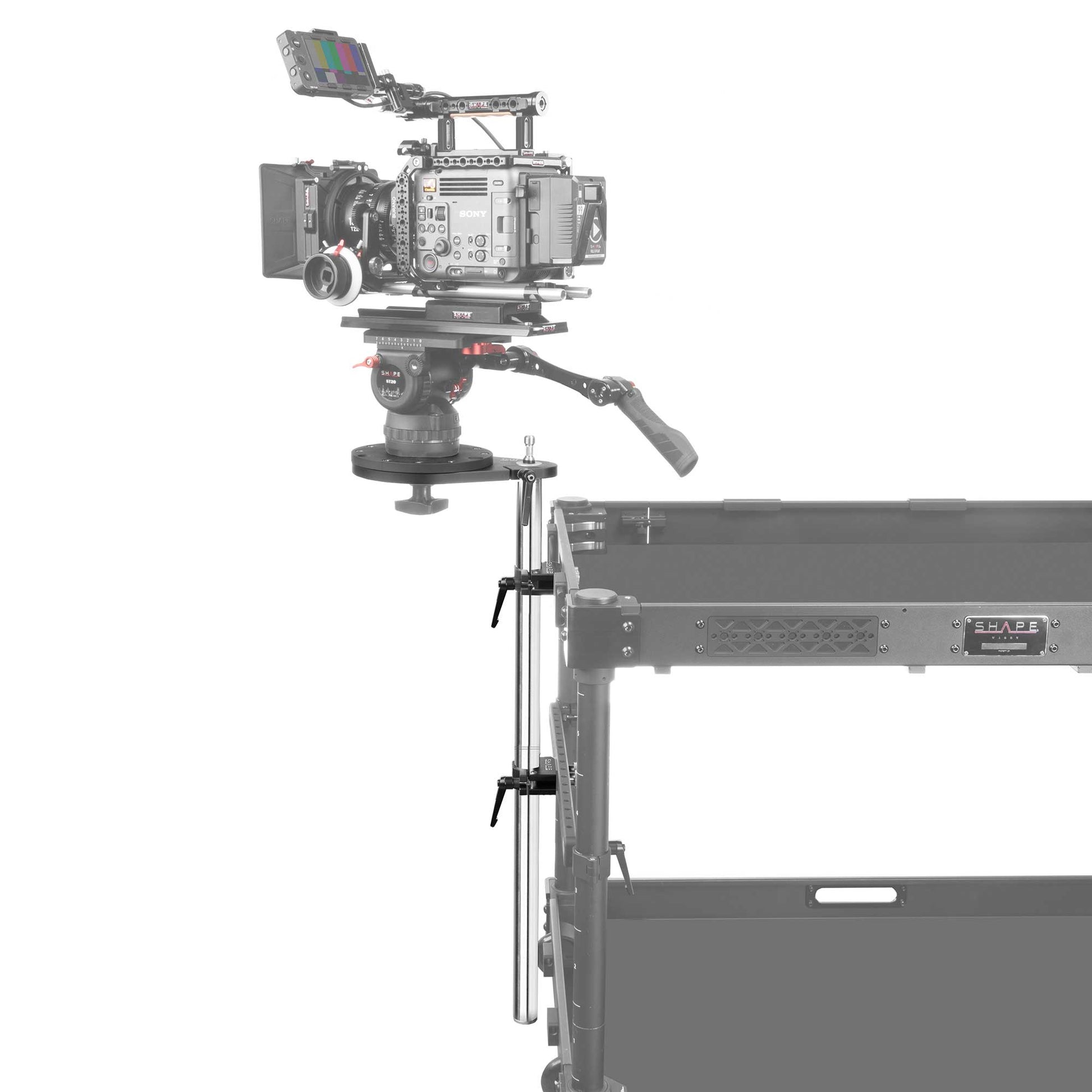 SHAPE Camera Cart 100mm Bowl Kit: Essential Stability for Professional Filmmakers