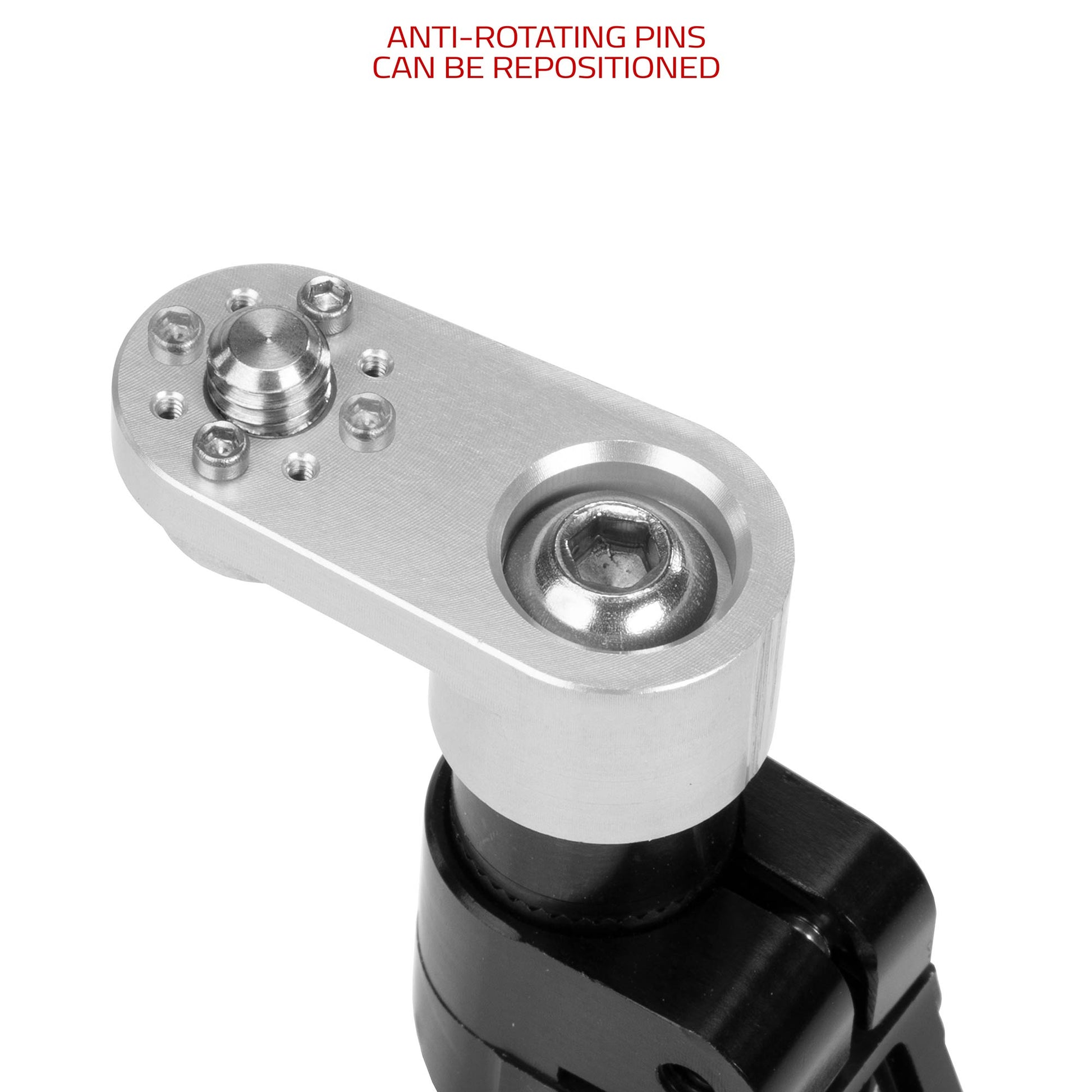 Versatile 2-Axis Push-Button Arm with 1/4-20 Mount for Camera Rigs