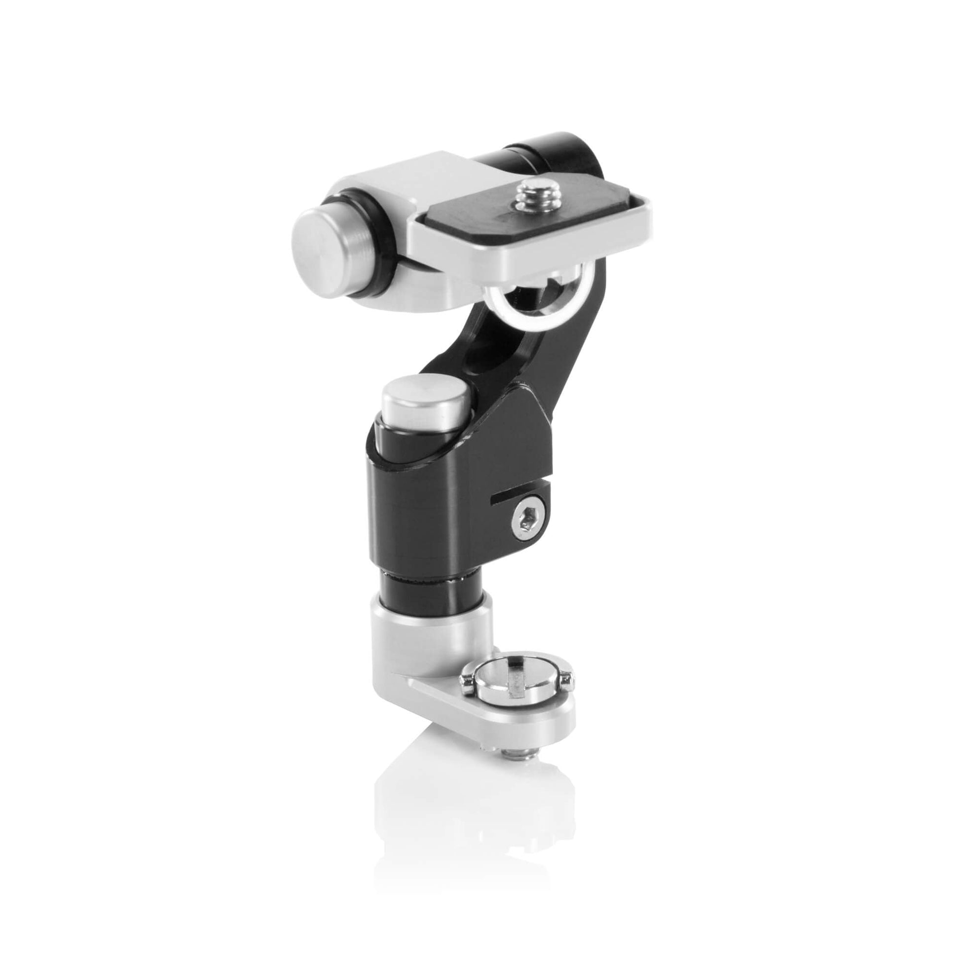 Versatile 2 Axis Push-Button Arm with 1/4-20 Mount for Camera Rigs