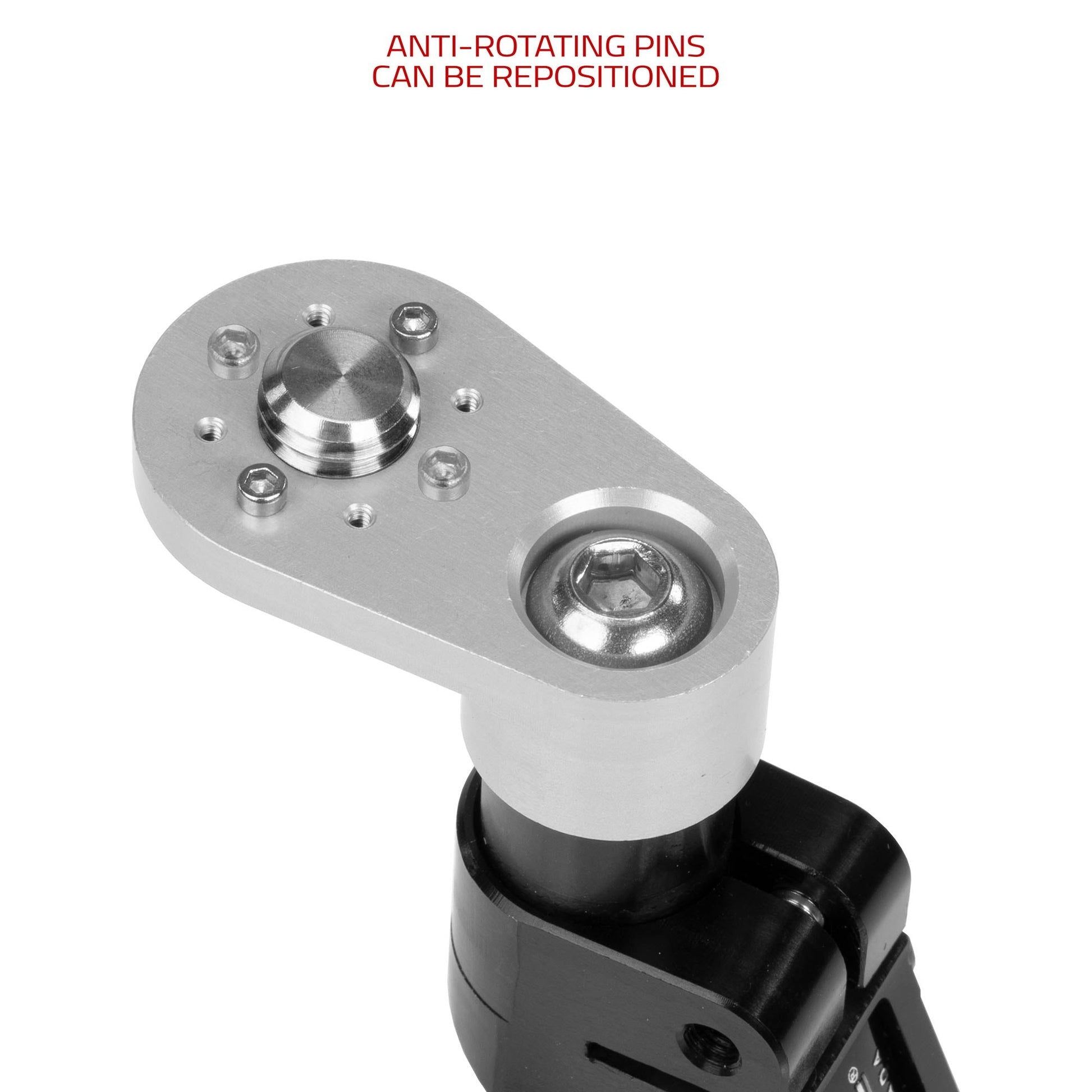 Versatile 2-Axis Push-Button Arm with 3/8-16 Mount for Camera Rigs