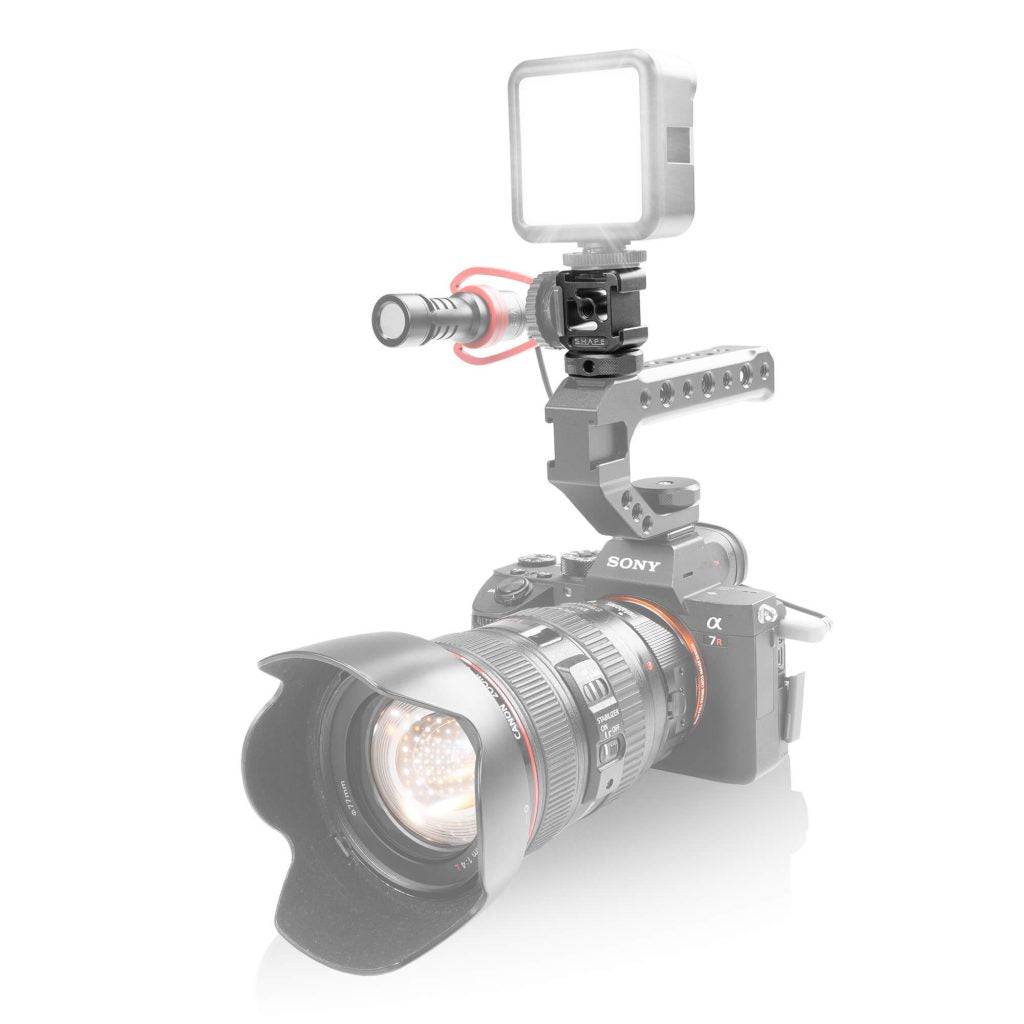 Premium 3-Sided Cold Shoe Mount: Versatile Aluminum Bracket for Camera Accessories