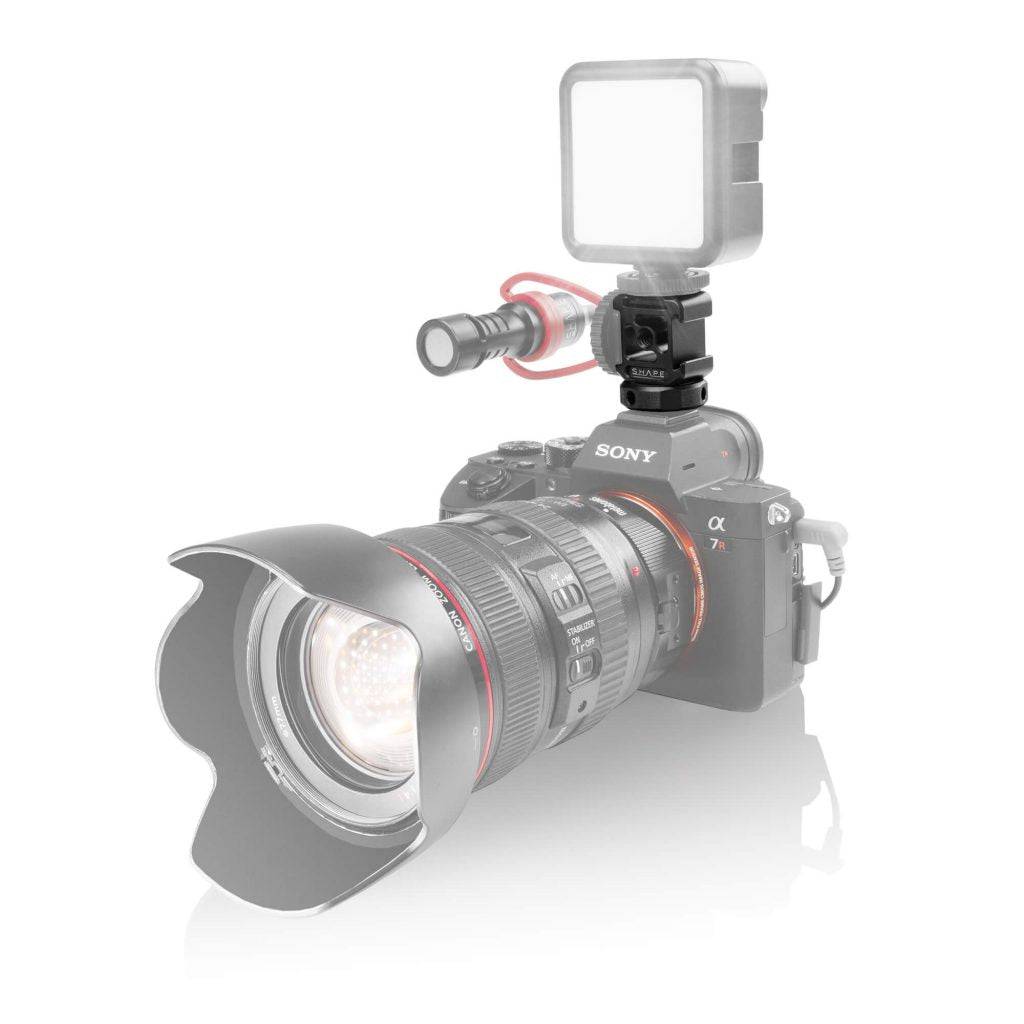 Premium 3-Sided Cold Shoe Mount: Versatile Aluminum Bracket for Camera Accessories