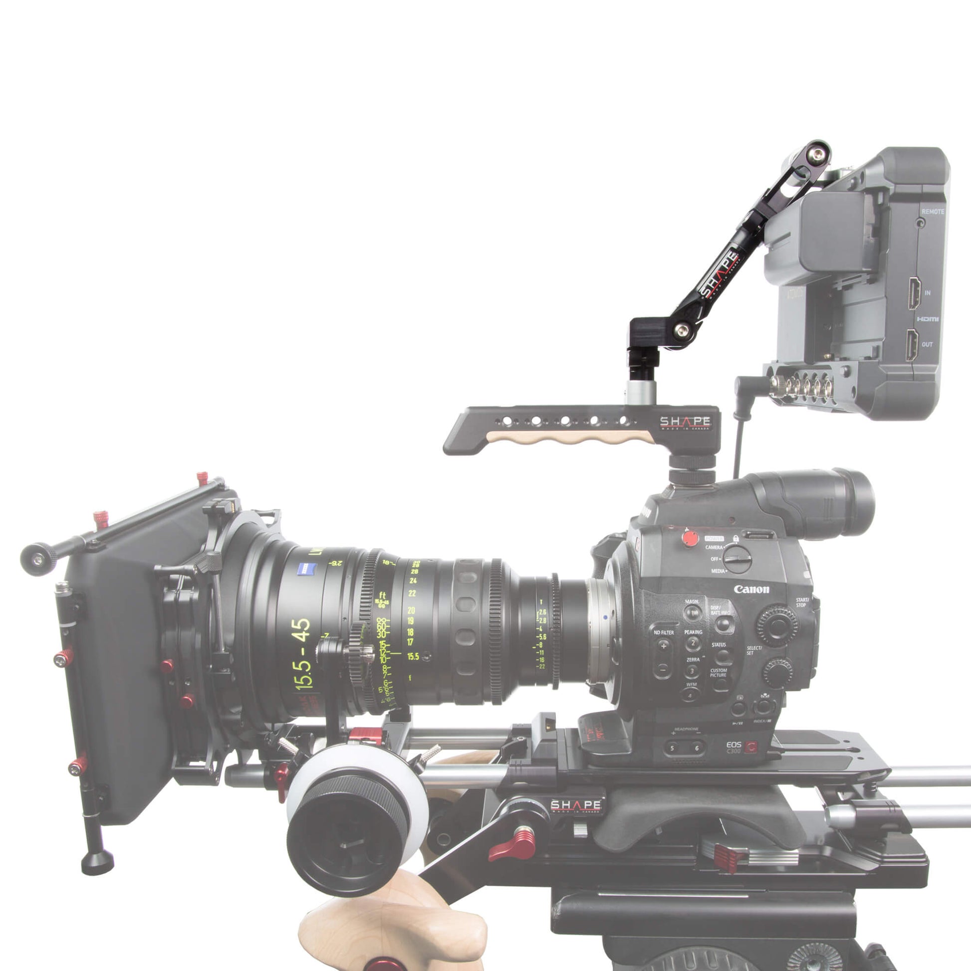 SHAPE 4-Axis Push-Button Magic Arm with 1/4-20 Mounting: Versatile Camera Support