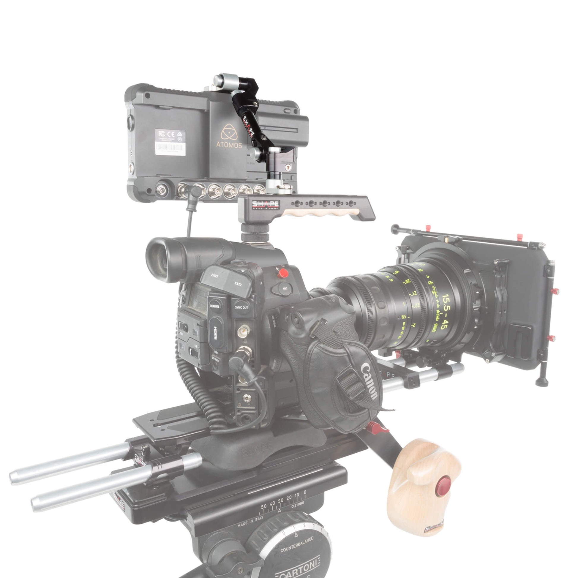 SHAPE 4-Axis Push-Button Magic Arm with 1/4-20 Mounting: Versatile Camera Support