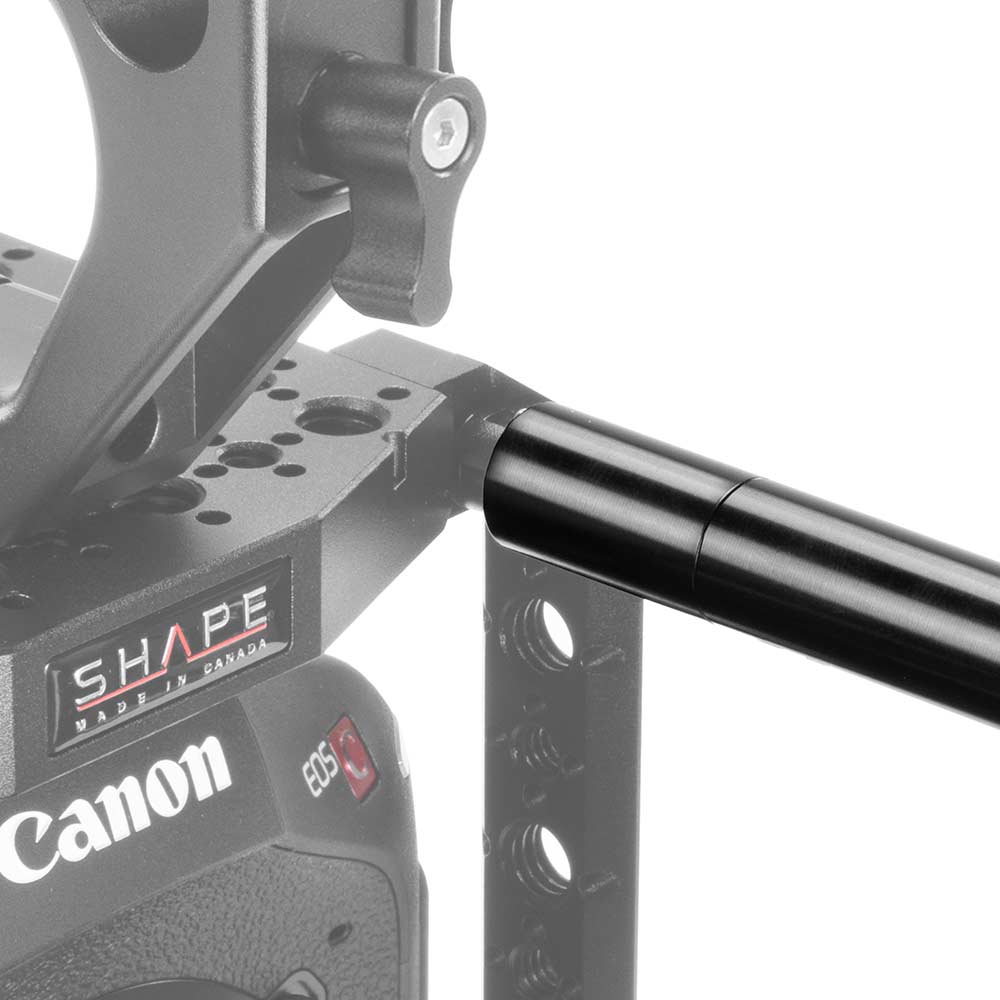 SHAPE 5-inch 15mm Rod with 1/4''-20 Mount for Camera Rigging