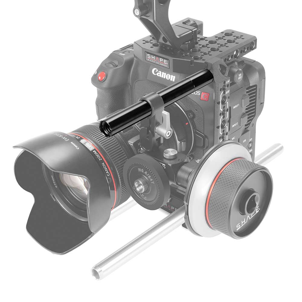 SHAPE 5-inch 15mm Rod with 1/4''-20 Mount for Camera Rigs