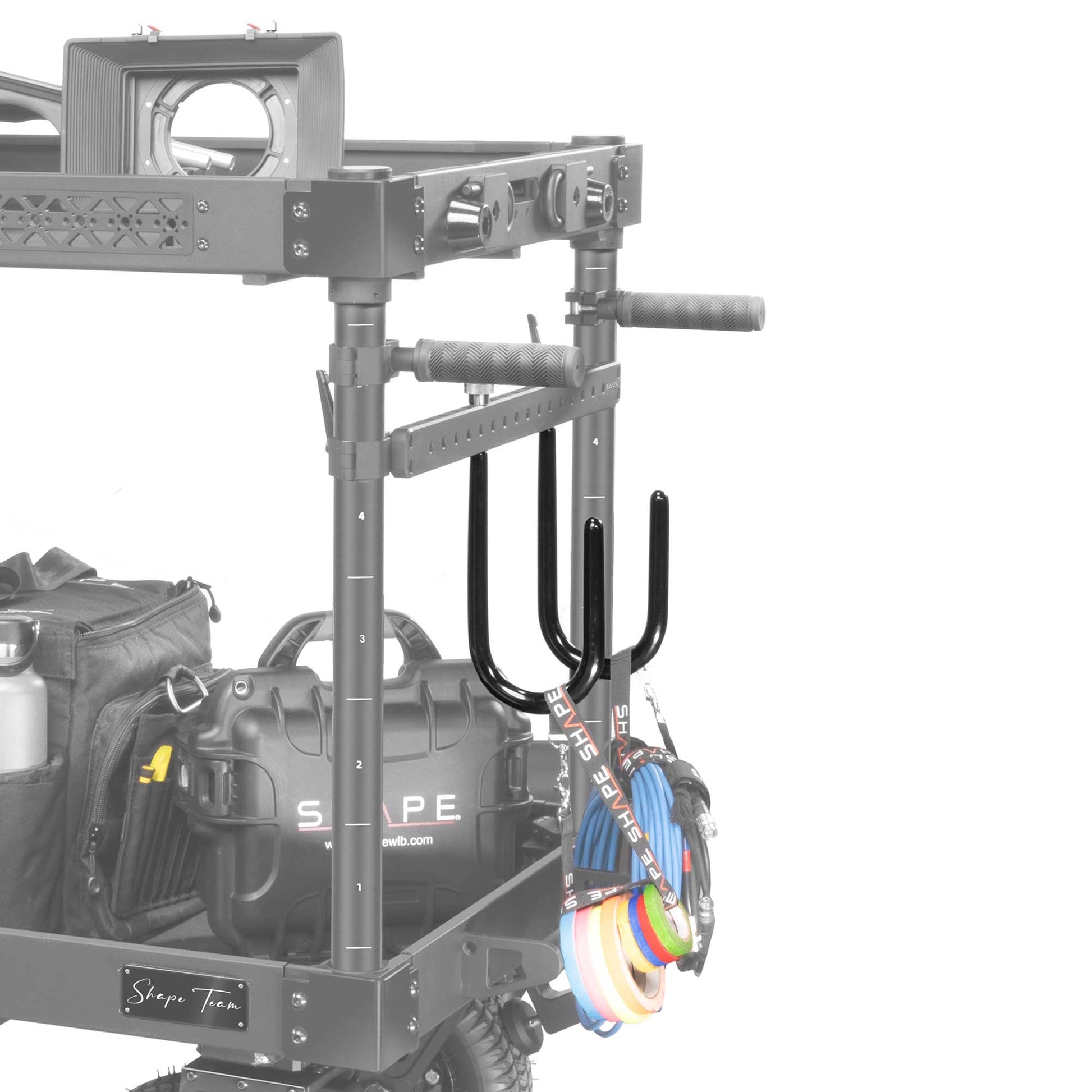 Premium Camera Cart Cable Management Hooks Kit for Organised Video Shoots