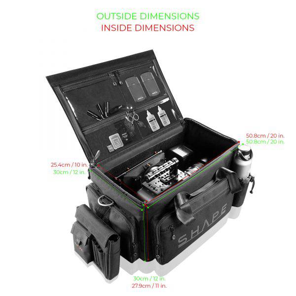 Premium SHAPE Camera Bag: Durable, Water-Resistant, Adjustable Dividers for Photography Gear