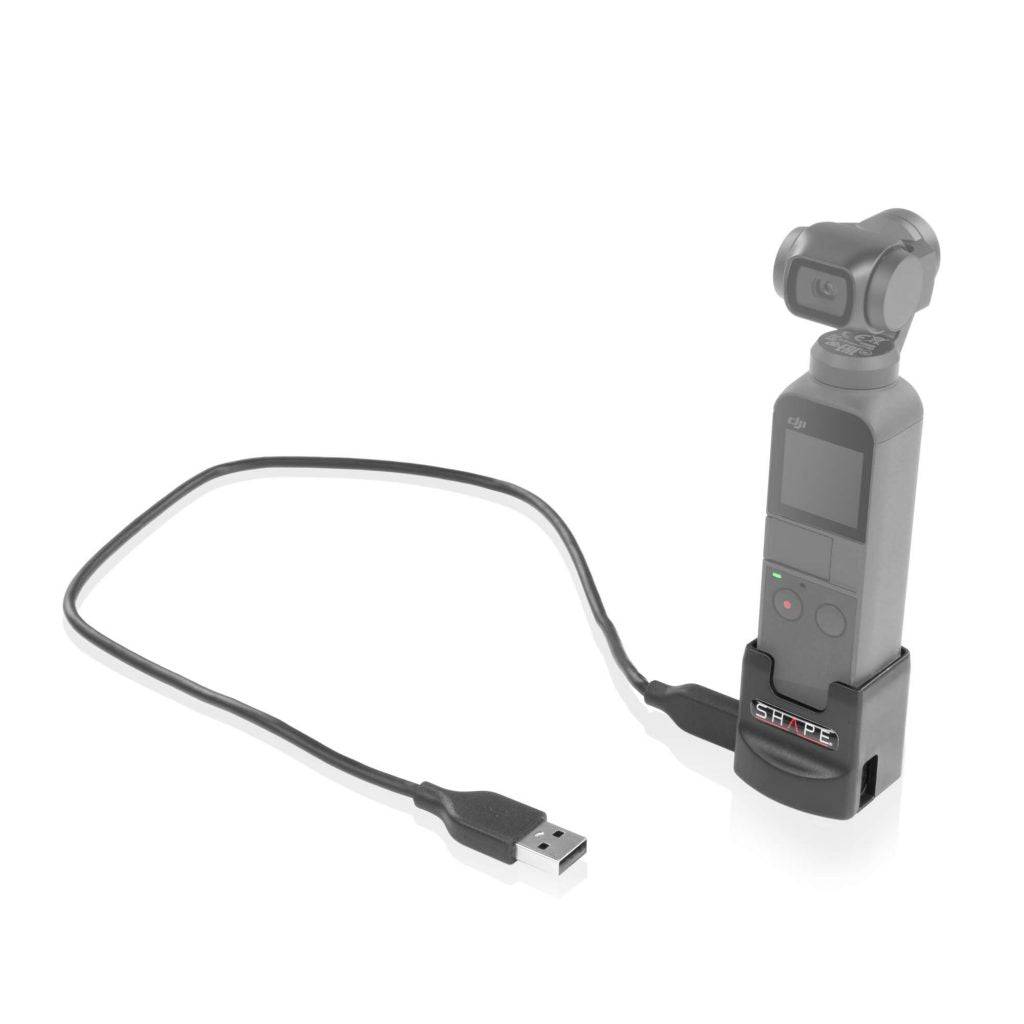 SHAPE Charging Port and Mount Adapter for DJI Osmo Pocket Gimbal Mounting