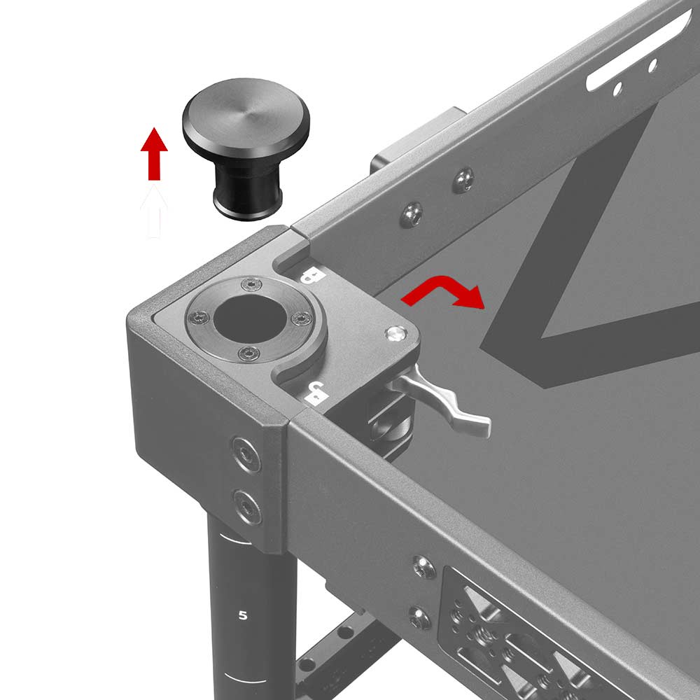 SHAPE Camera Cart Corner Baby Pin: 5/8-inch, Durable, Versatile, Secure Mounting