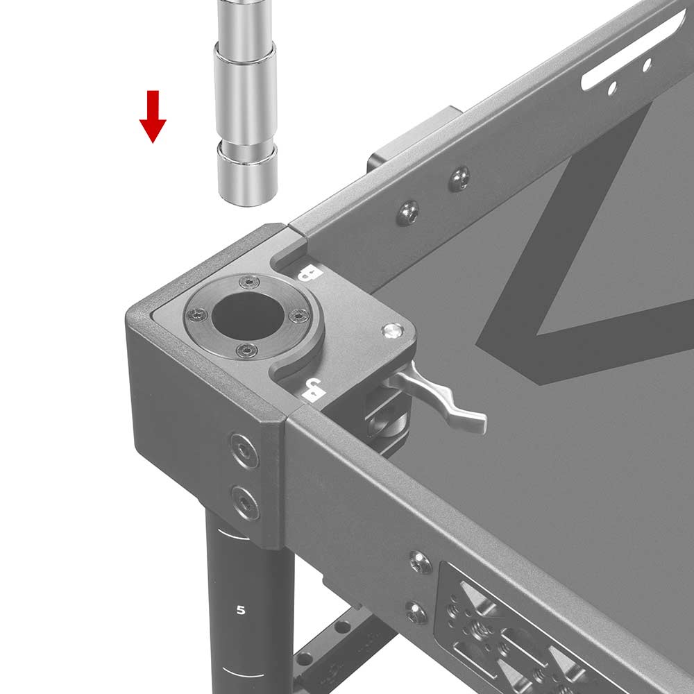 SHAPE Camera Cart Corner Baby Pin: 5/8-inch, Durable, Versatile, Secure Mounting
