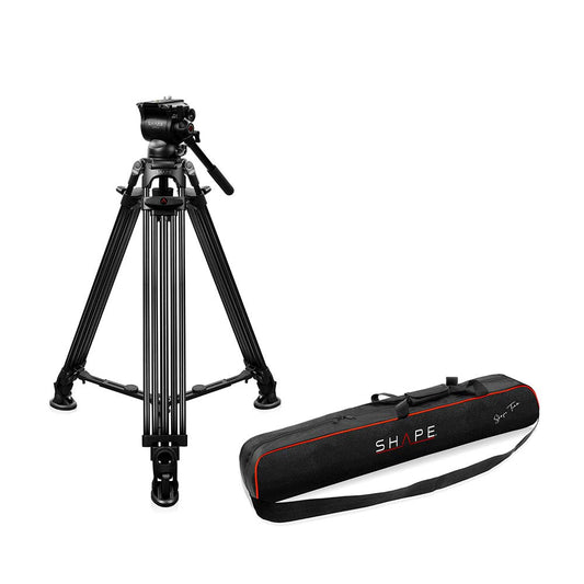 SHAPE Freelance Heavy-Duty Tripod with Fluid Head: Stable, Smooth, Professional