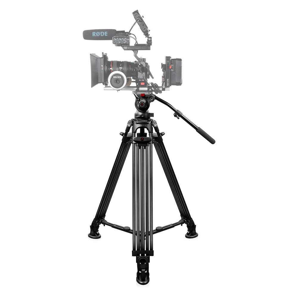 SHAPE Freelance Heavy-Duty Tripod with Fluid Head: Stable, Smooth, Professional