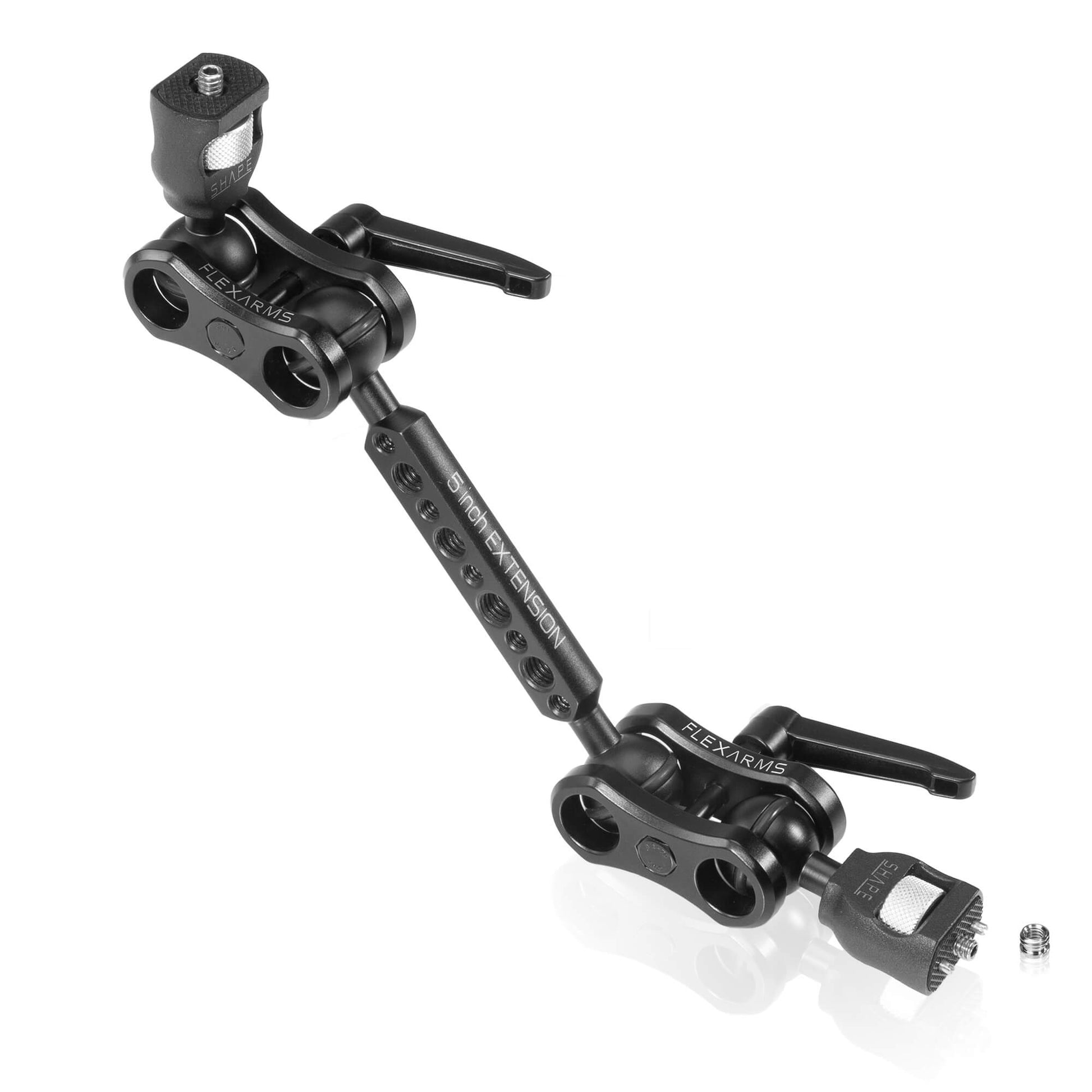 Versatile Anti-Rotating Large Flex Arm: 1/4-20 to 3/8-16 Camera Mount