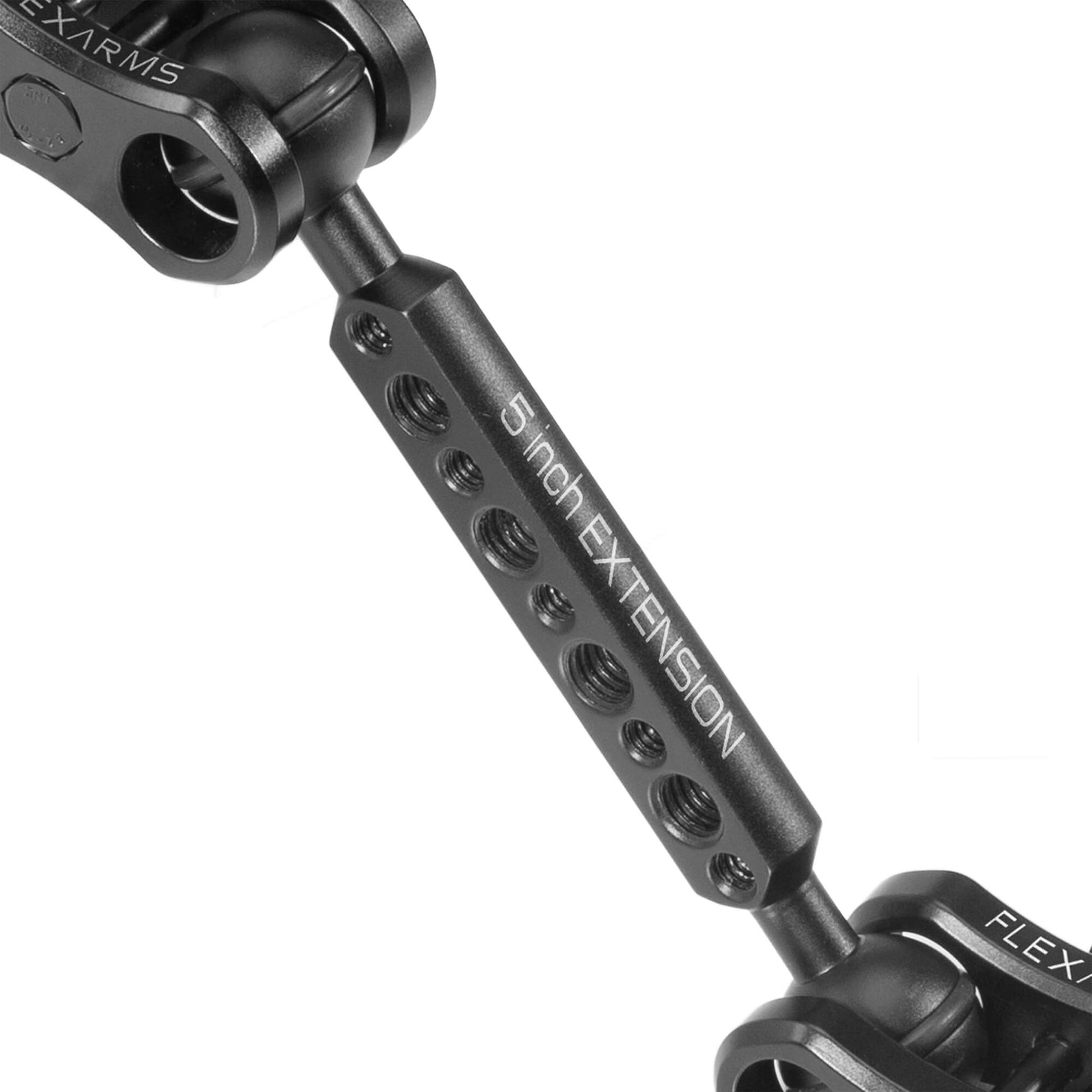 Versatile Anti-Rotating Large Flex Arm: 1/4-20 to 3/8-16 Camera Mount