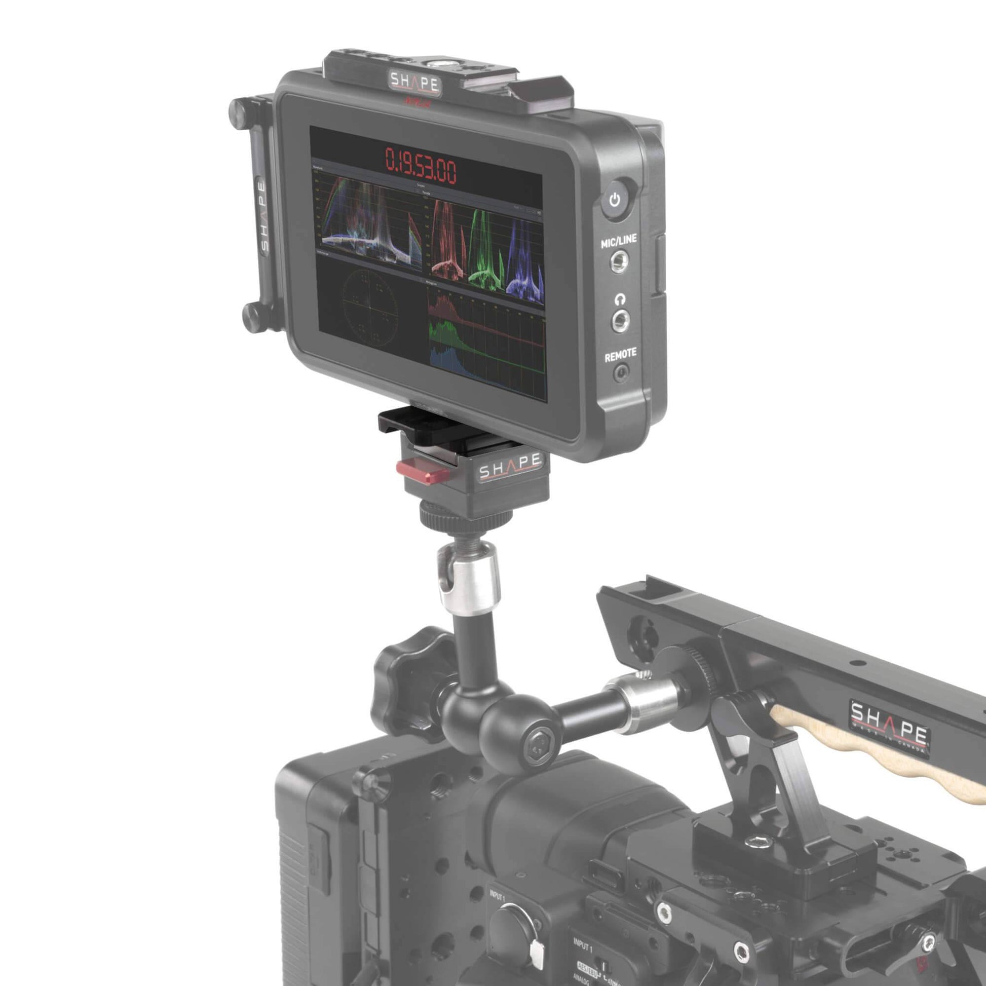 SHAPE Mini Delta Monitor Plate: Quick Release, Secure, Versatile for Camera Setups