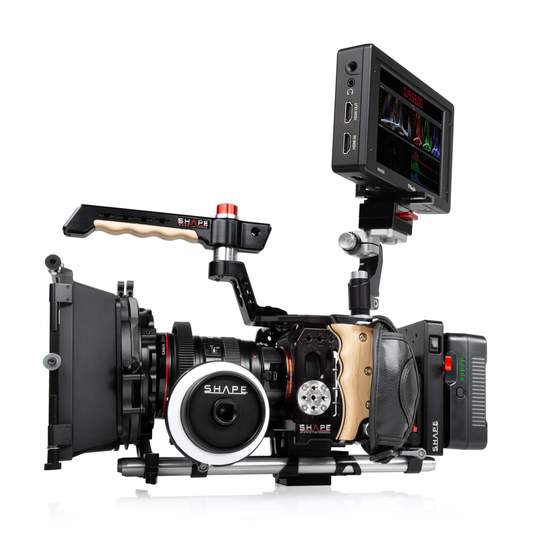 SHAPE Mini Delta Monitor Plate: Quick Release, Secure, Versatile for Camera Setups