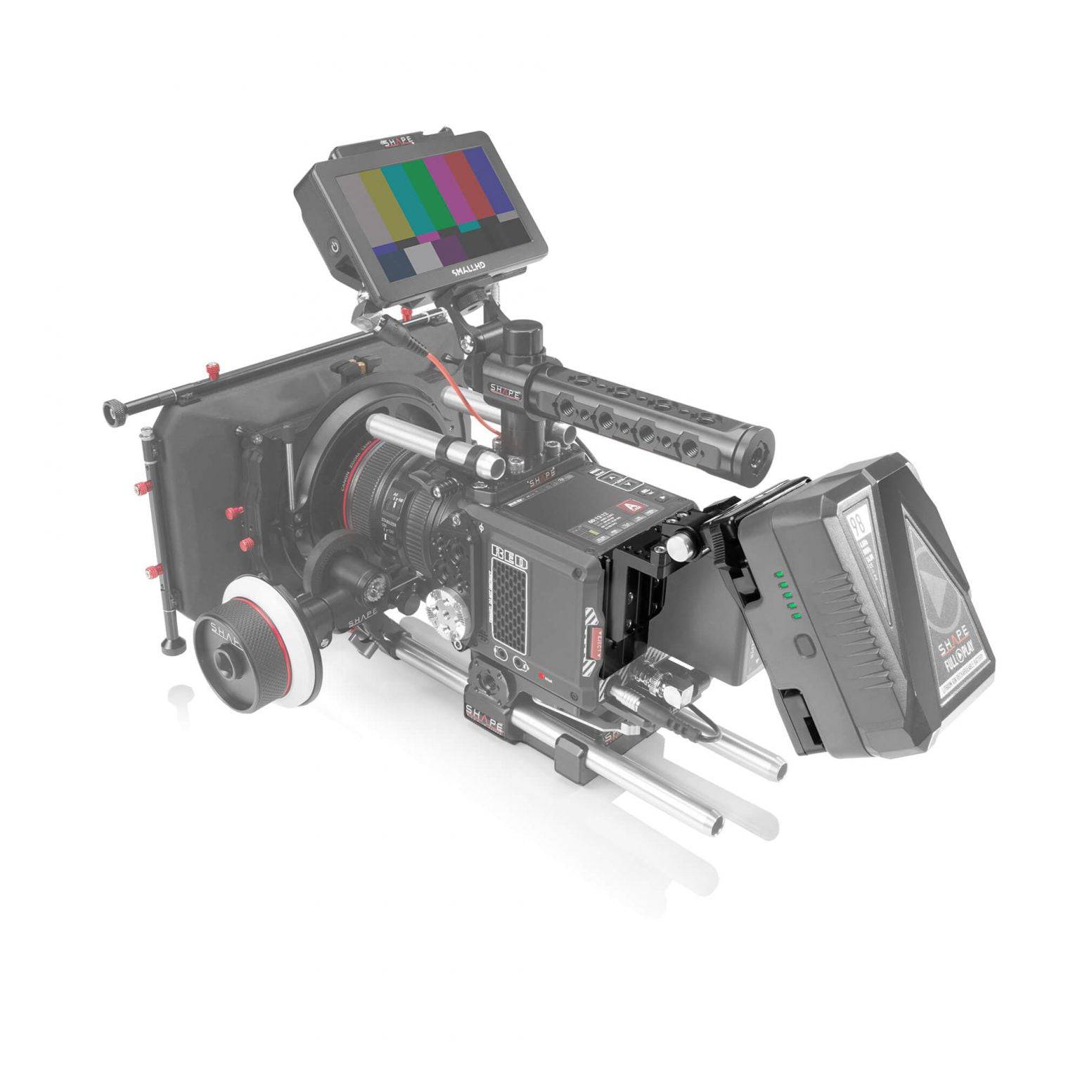 Pivoting Gold Mount Battery Plate for RED KOMODO & KOMODO 6K Production