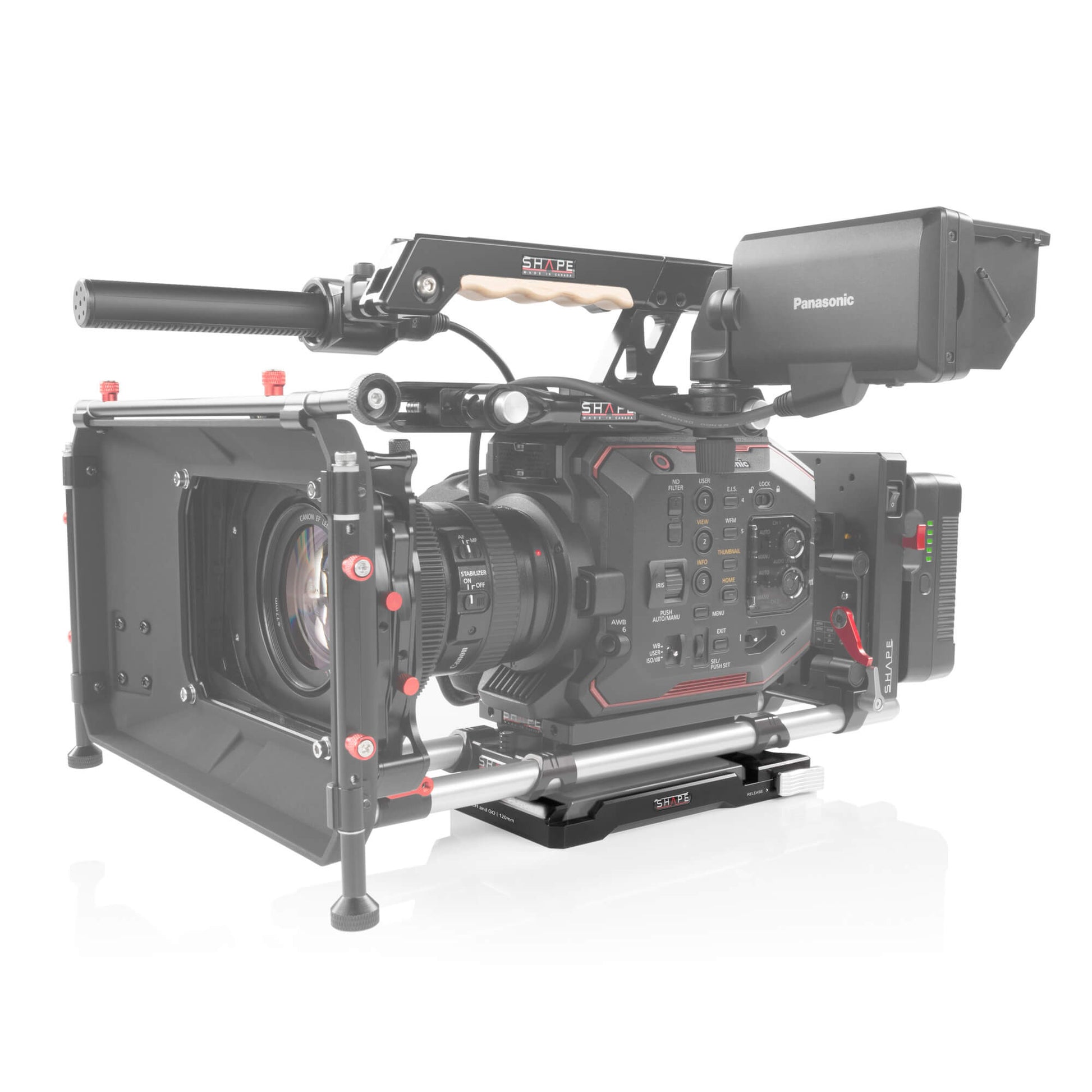 SHAPE Quick Release Receiver Base: Fast Camera Rig Setup for Filmmakers