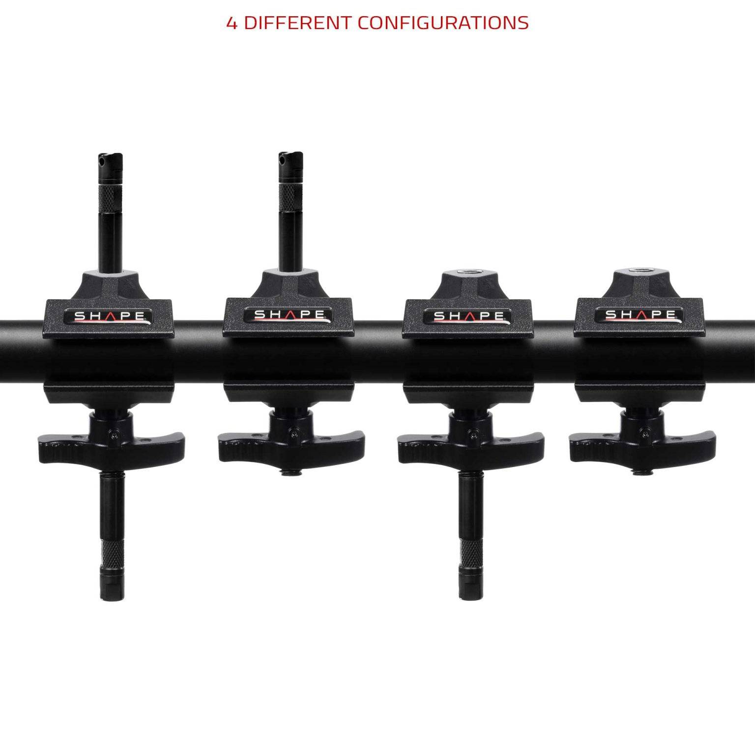 SHAPE Shifter 3-inch Clamp End/Center Jaw Mount for Versatile Camera Rigging