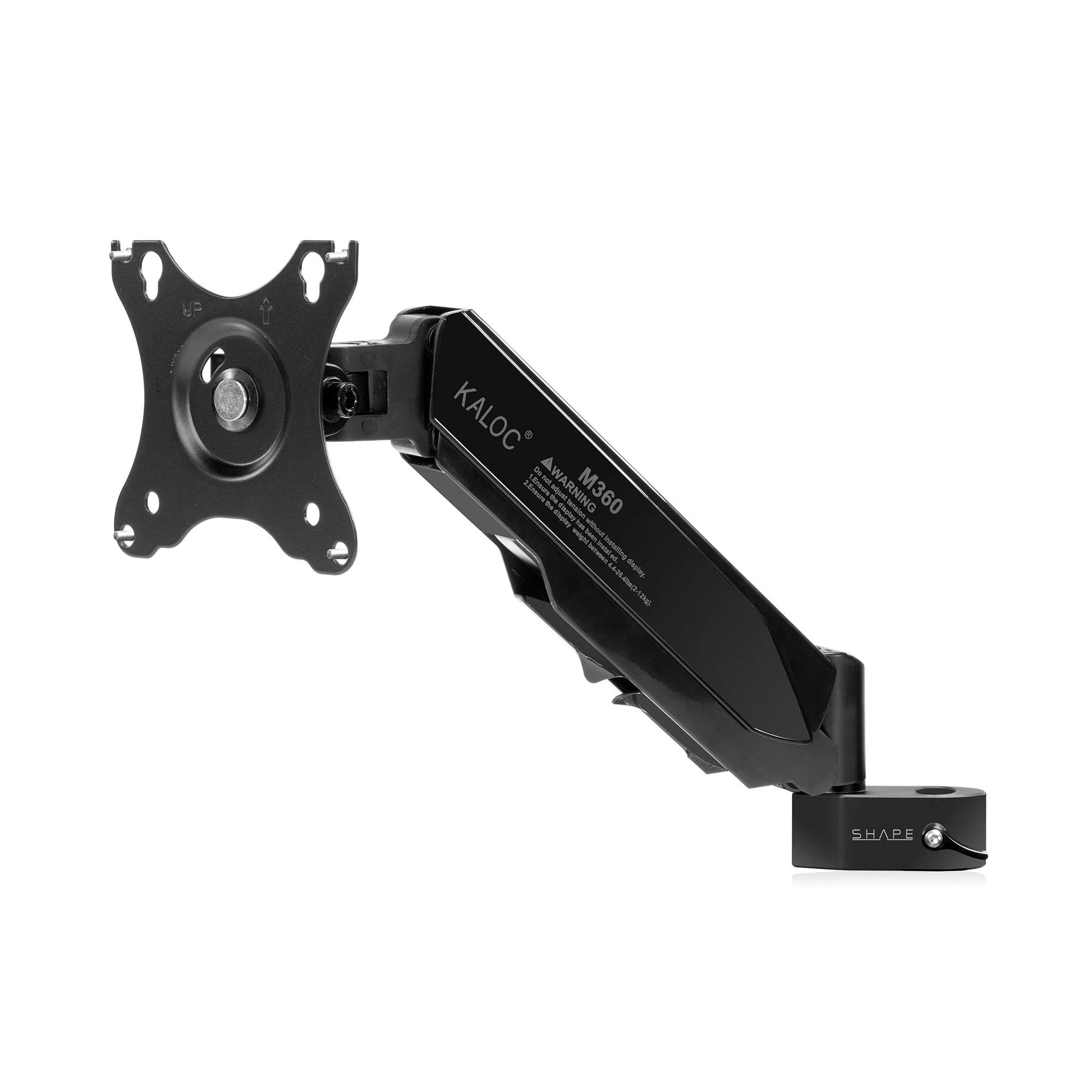 SHAPE Camera Cart Spring-Loaded Articulated Monitor Arm for Stable Display