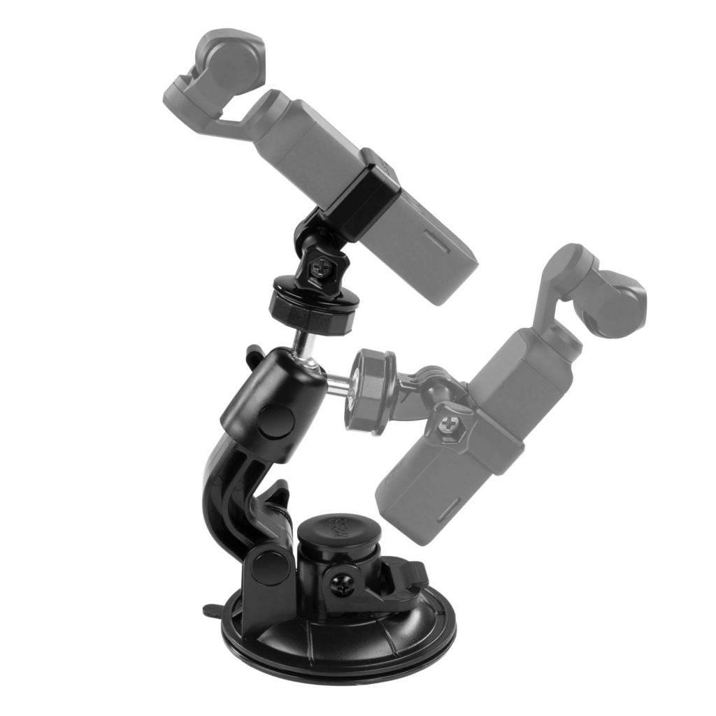 Robust Suction Cup Mount with Ball Head for DJI Osmo Pocket Gimbal