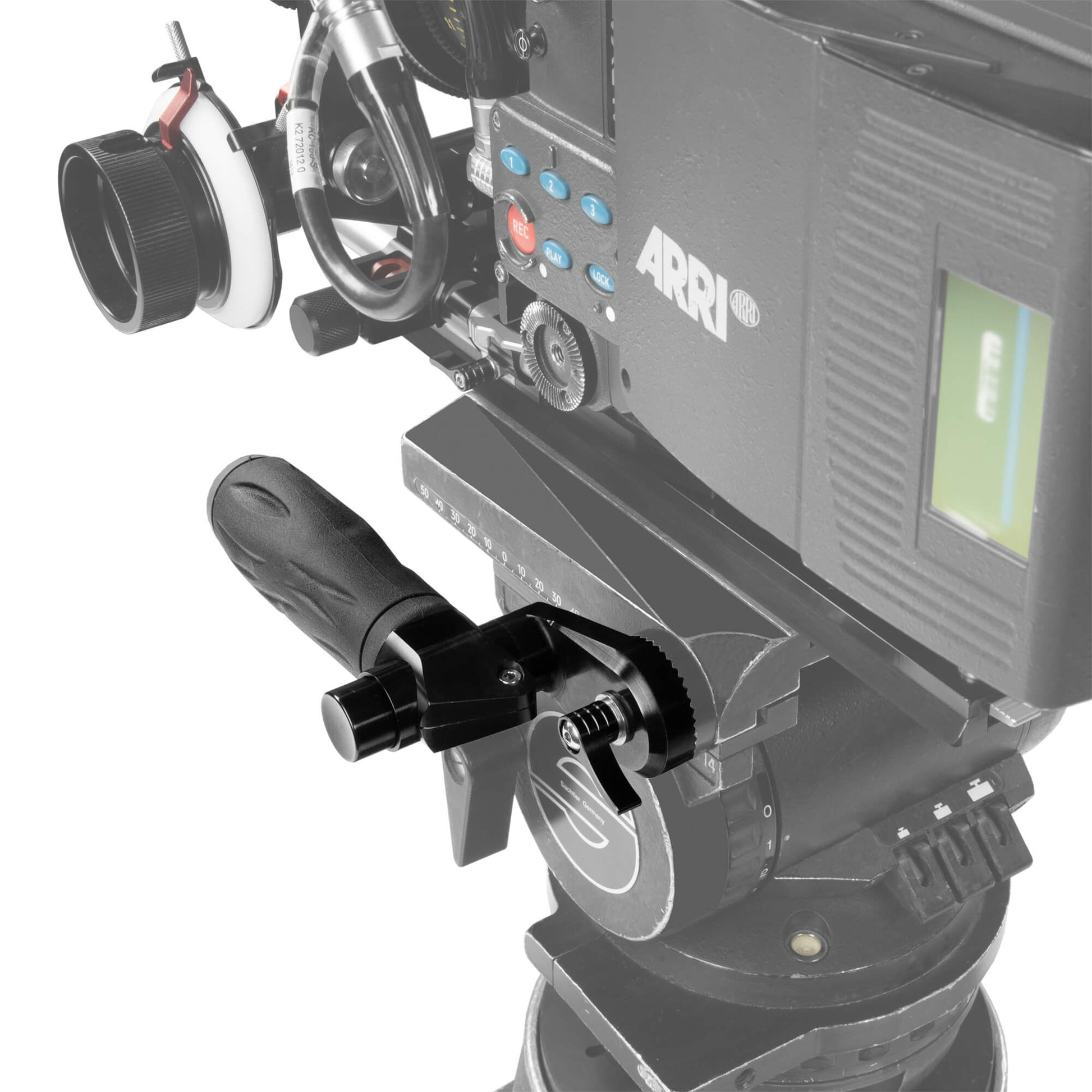 Telescopic Pan Handle with Push Button for Sachtler Tripod