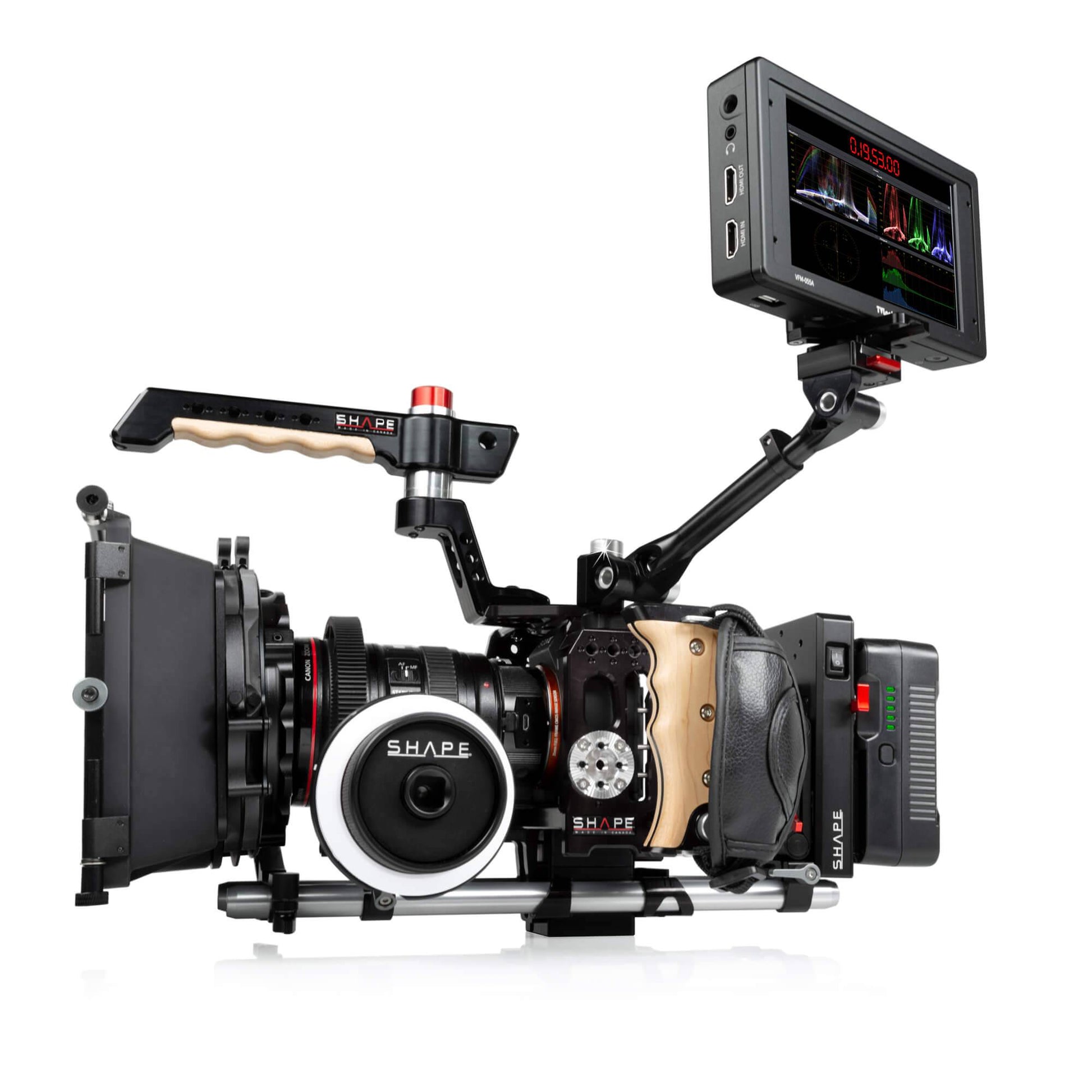 Telescopic Push Button Magic Arm with Mini Quick Release Plate