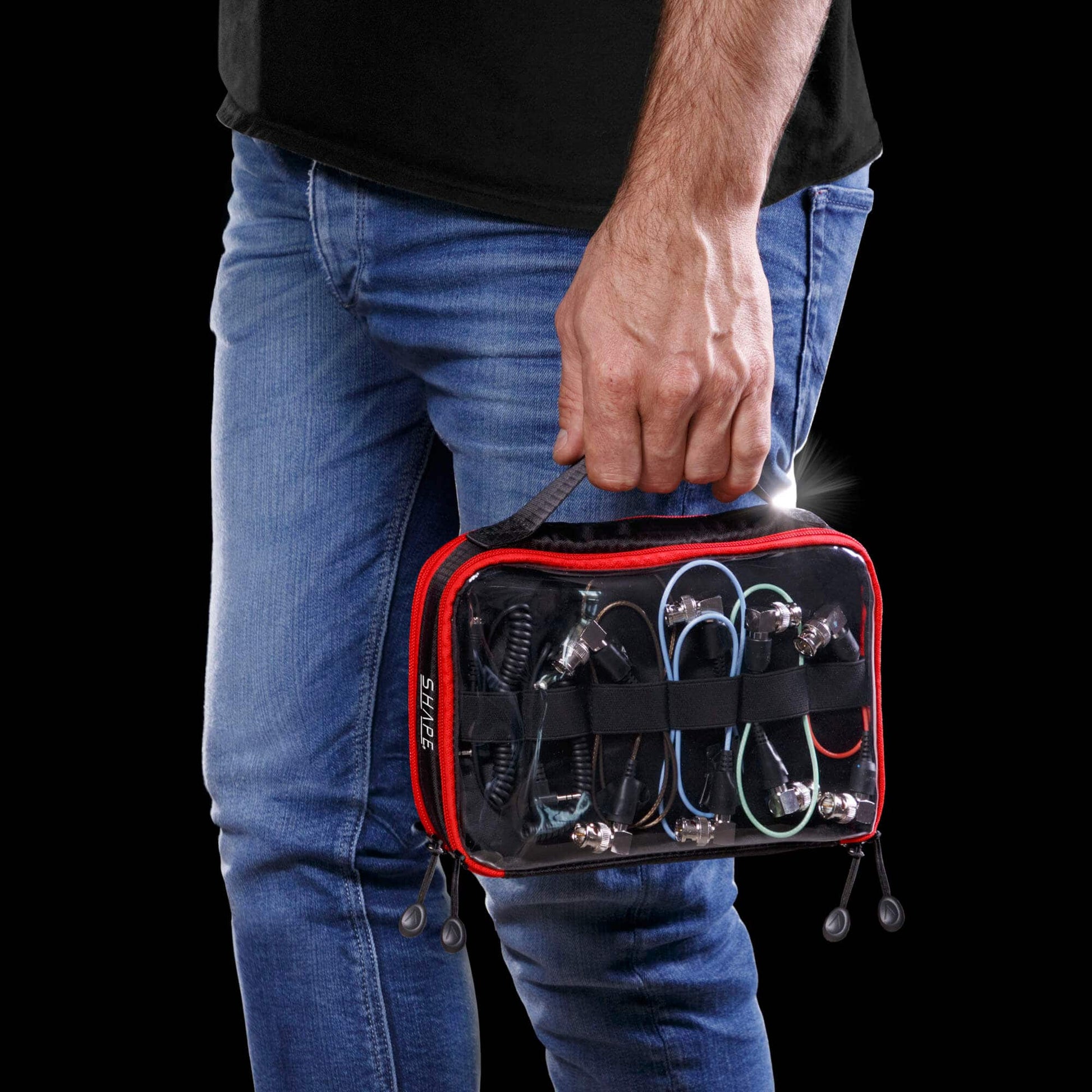 SHAPE Two-Sided Organizer Cable Pouch: Versatile Bag for Cables & Accessories