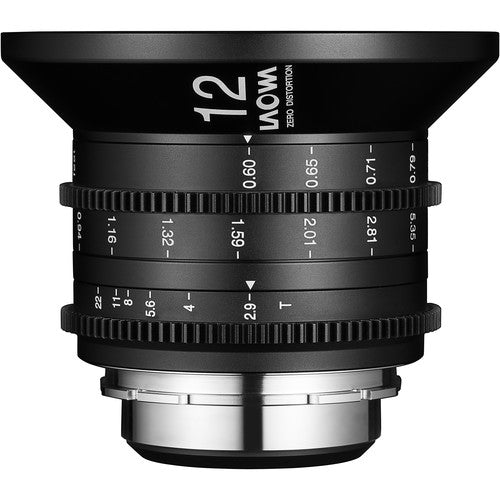 Laowa 12mm T2.9 Zero-D Cine Lens - (Feet. Cine) Arri PL