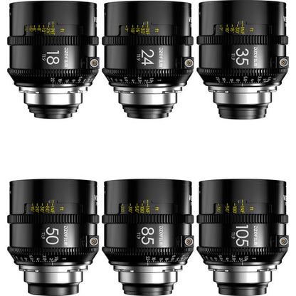 DZOFilm Vespid2 T1.9 Prime 6‑Lens Kit (ARRI PL, Feet)