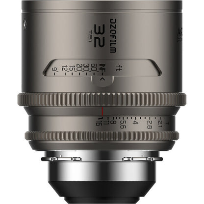 DZOFilm Arcana Anamorphic Prime 3-Lens Kit (ARRI PL, Titanium) 32/45/75mm