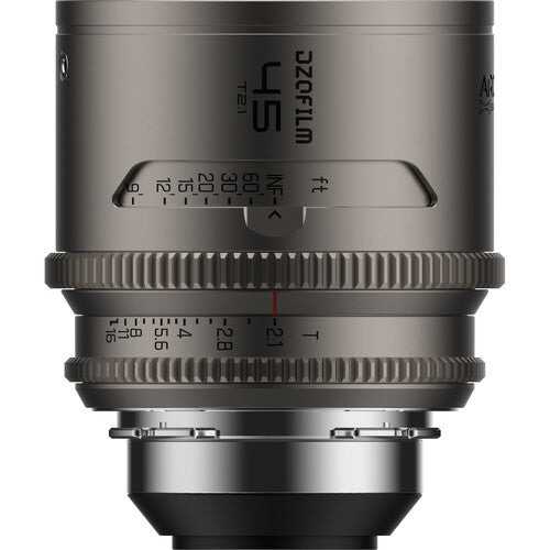 DZOFilm Arcana Anamorphic Prime 3-Lens Kit (ARRI PL, Titanium) 32/45/75mm