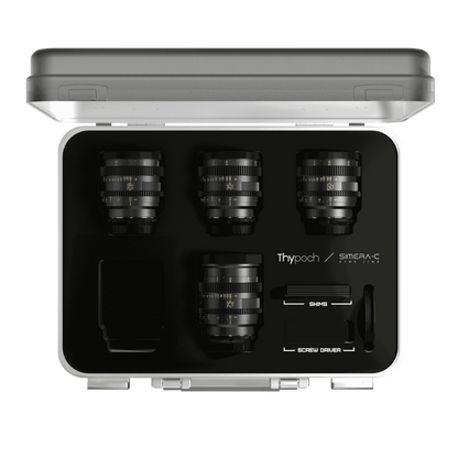 Thypoch Simera-C T1.5 Cine Lens Kit: 21/28/35/50/75mm Professional Camera Lenses