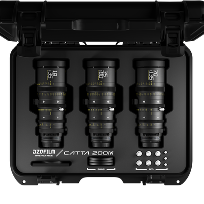 DZOFilm Catta FF 18-35/35-80/70-135mm T2.9 Cine 3-Lens Bundle (Sony E, Black)