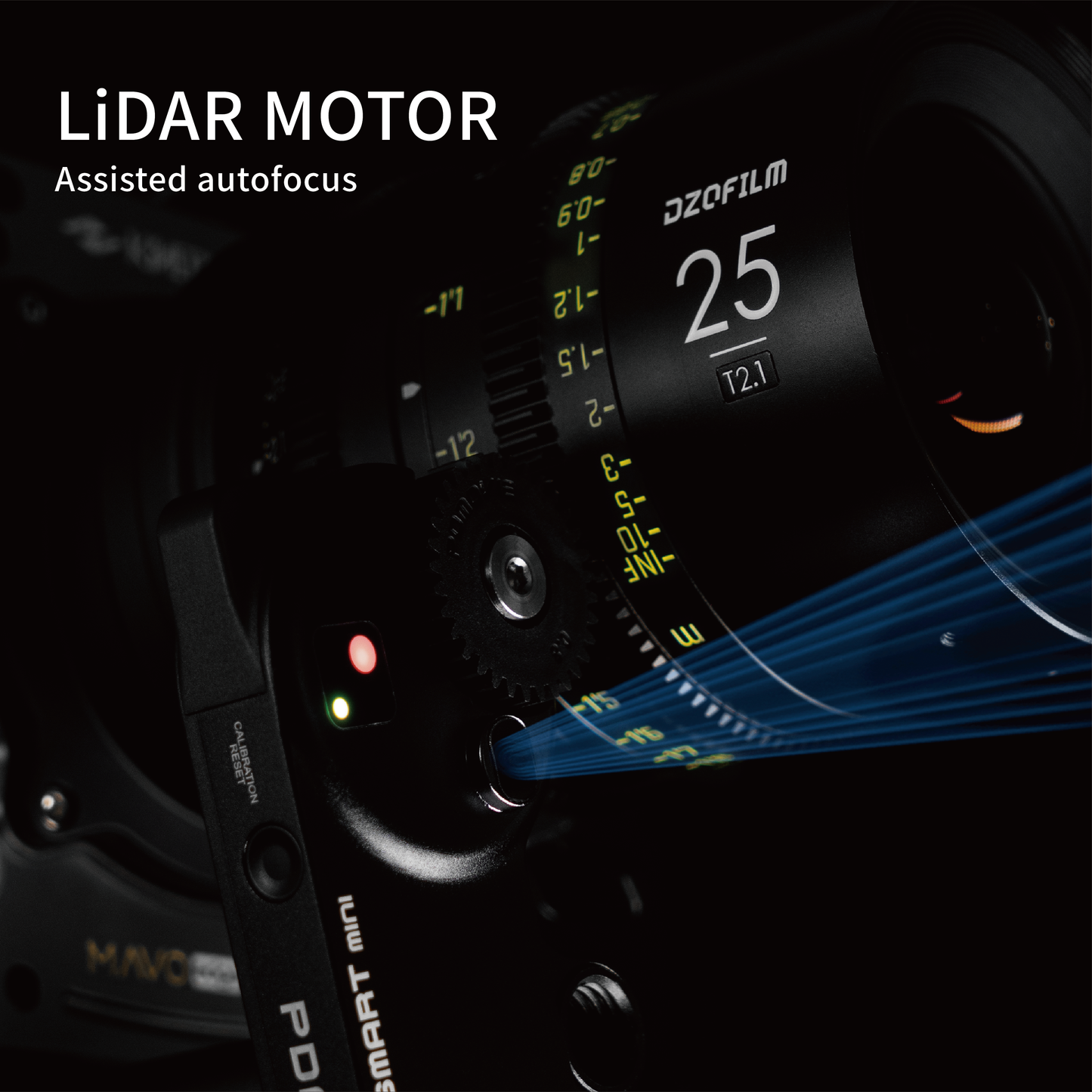 Motor Smart Mini Wireless Follow Focus System for Seamless Camera Control