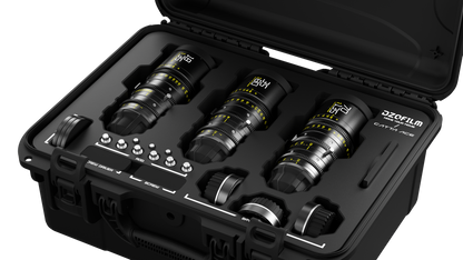 DZOFilm Catta Ace FF 18-35/35-80/70-135mm T2.9 Cine 3-Lens Bundle (PL/EF, Black)